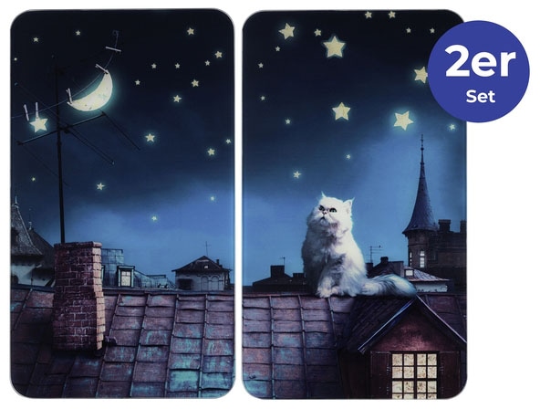 Maximex Herd-Abdeckplatte "Moon Cat", (Set, 2 tlg.), für alle Herdarten, 52 günstig online kaufen