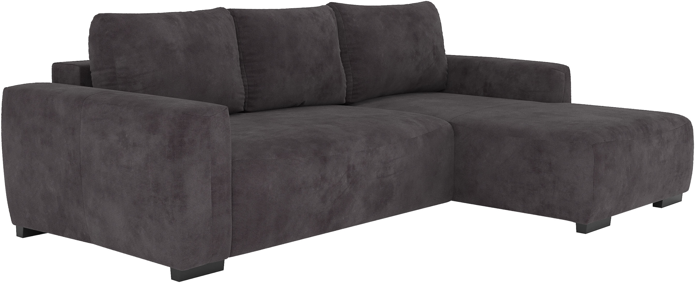 COTTA Ecksofa »Giro L-Form, Recamiere, Breite 252 cm« wahlweise mit Bettkasten und Trendbezug CORD!