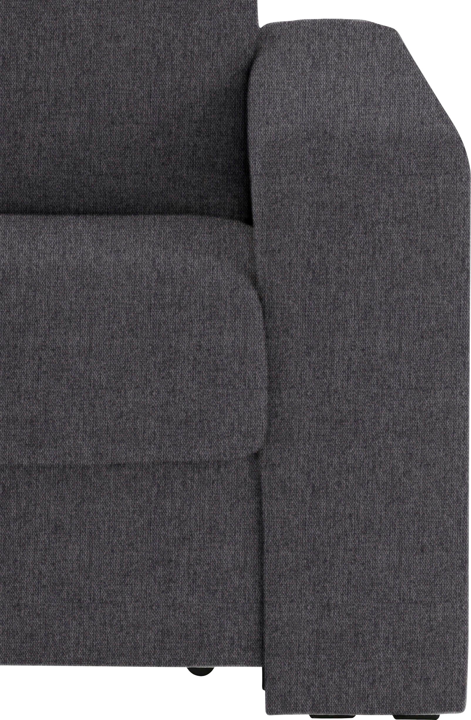 Home affaire Ecksofa Roma "L" Dauerschlaffunktion, mit Unterfederung, Matratzenhöhe 14cm, Liegemaße ca 163x198 cm, L-Form