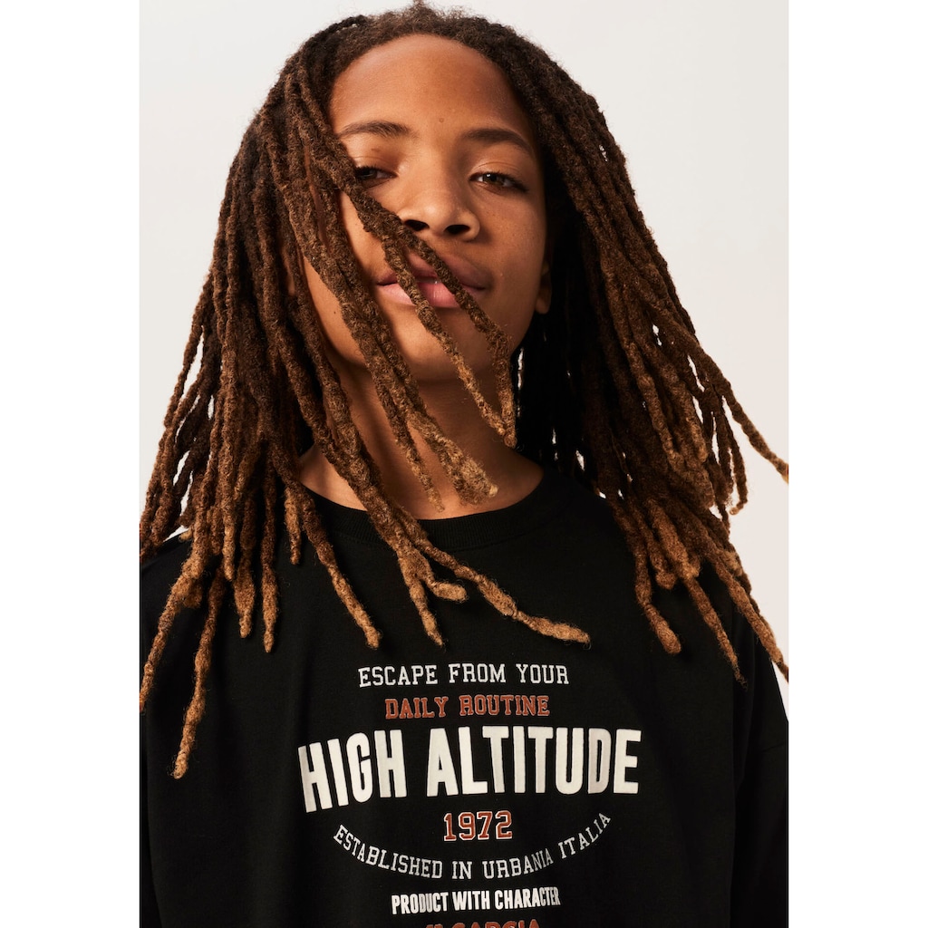 Garcia Langarmshirt »HIGH ALTITUDE«