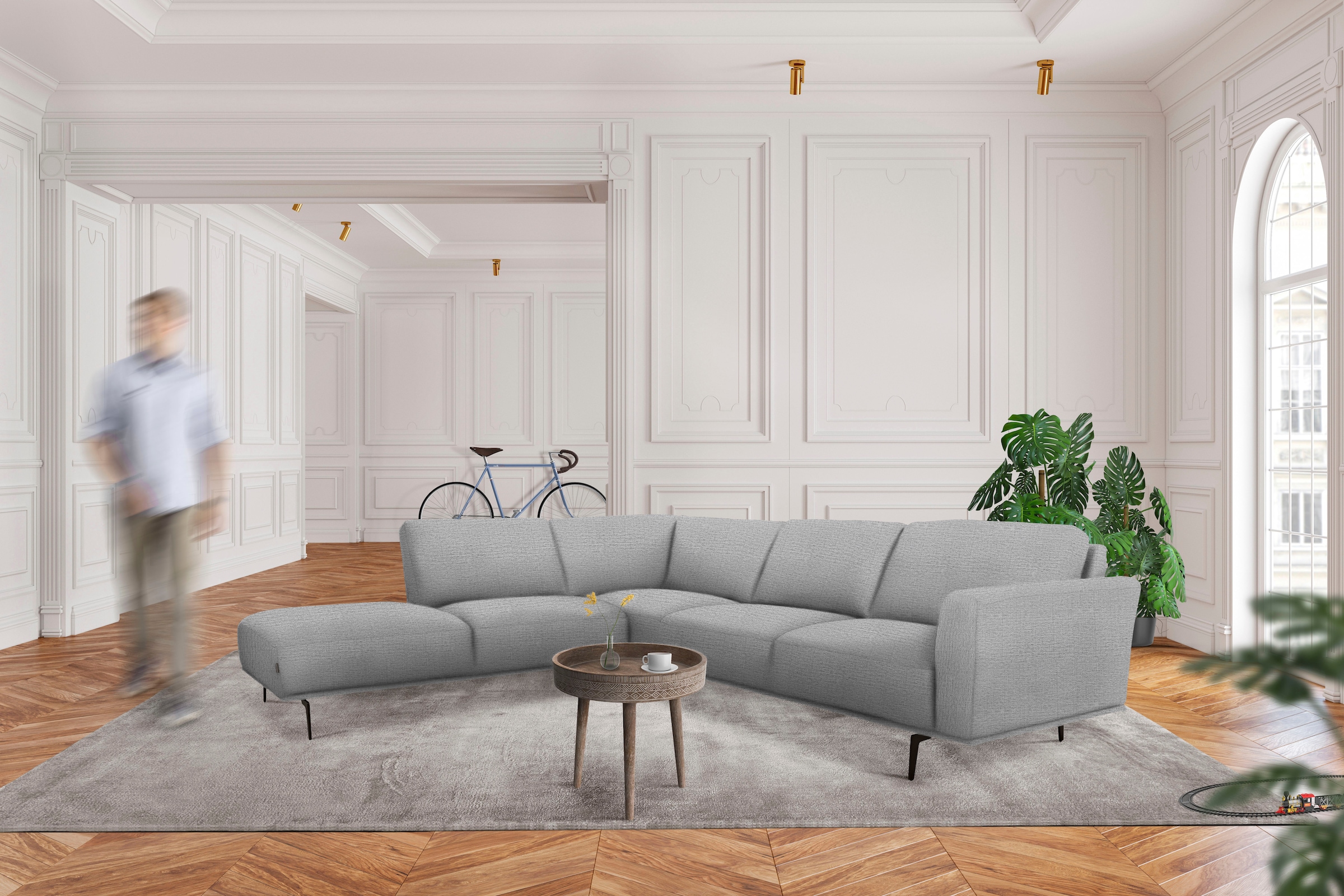 furninova Ecksofa »Pinotee modern und aktuelles Design, L-Form«, mit hohem günstig online kaufen