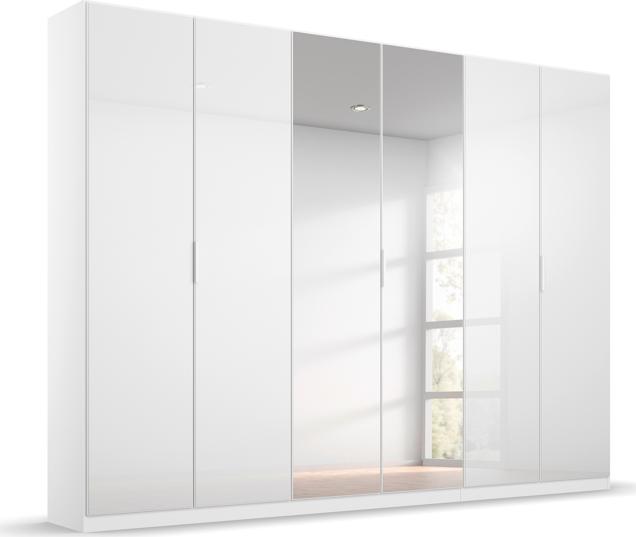 rauch Drehtürenschrank »Kleiderschrank Schrank Garderobe KOLUNA mit Glastür günstig online kaufen