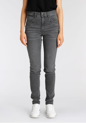 High-waist-Jeans »PIPER HI SLIM ORGANIC DENIM CASHMERE TOUCH«