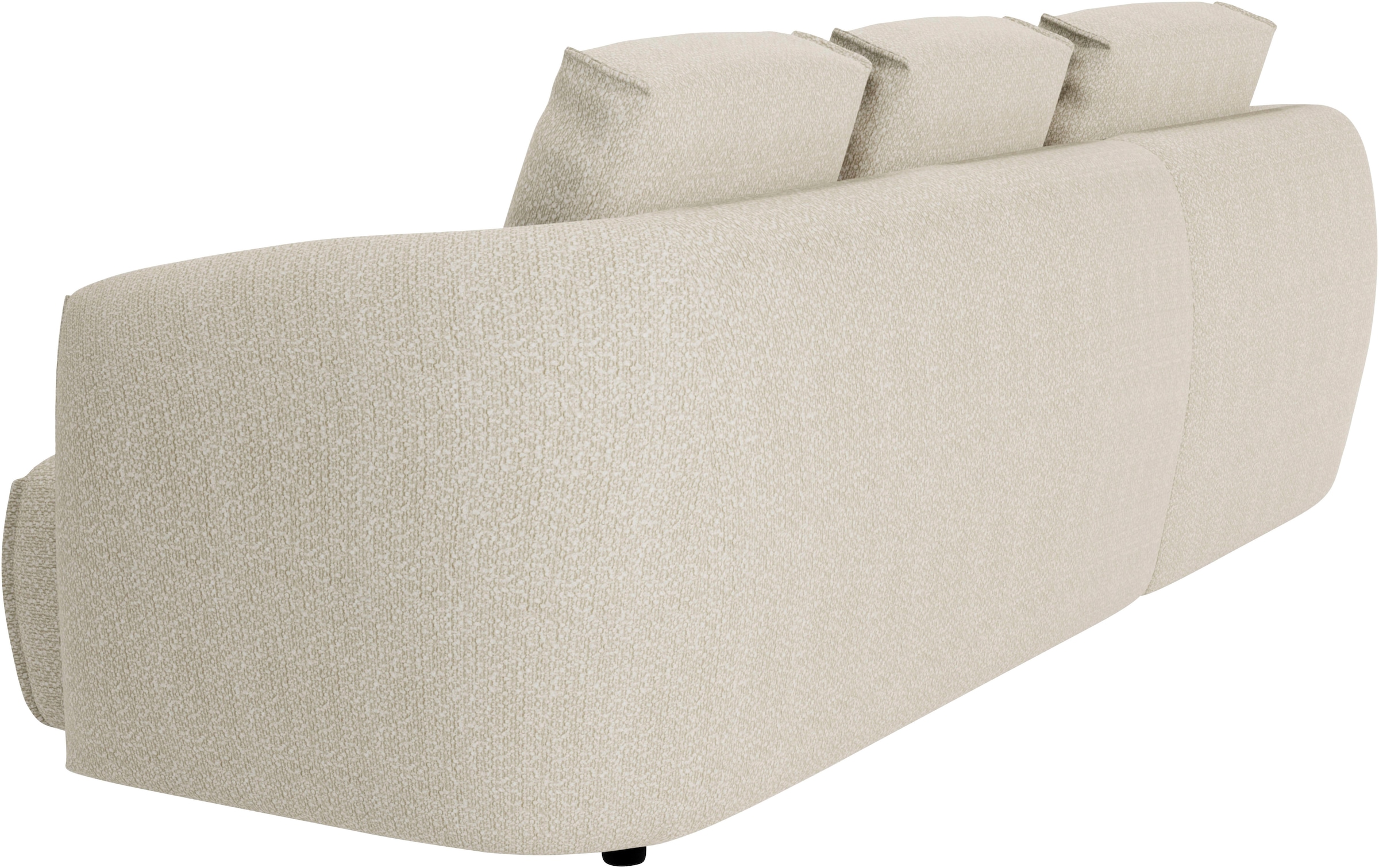 Guido Maria Kretschmer Home&Living Ecksofa »Shawn Designsofa mit elegant geschwungen Armlehnen, L-Form«, bequem, organischer Form, mit hochwertigem Bezug
