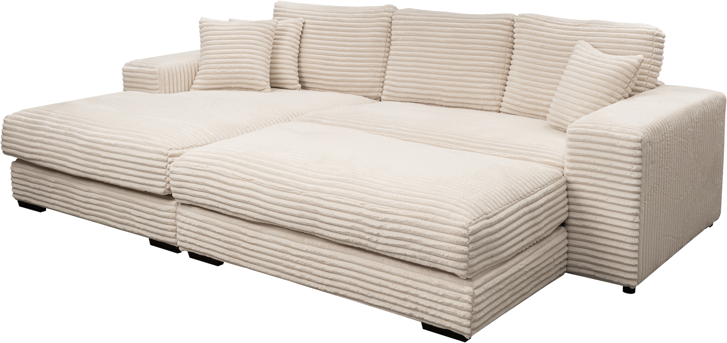 WERK2 Ecksofa »Eden« mit Polsterhocker