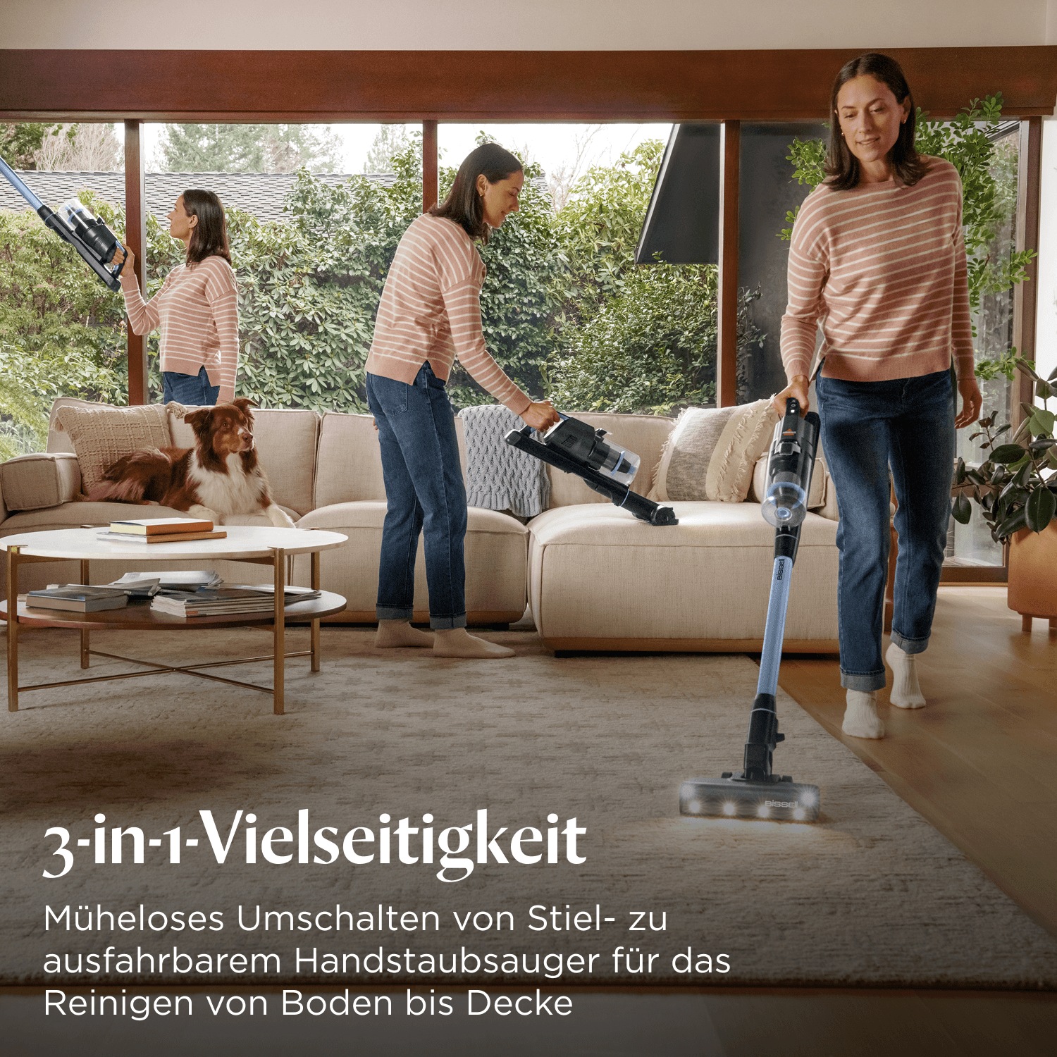 Bissell Akku-Stielstaubsauger »4090N PowerClean FurFinder Select«