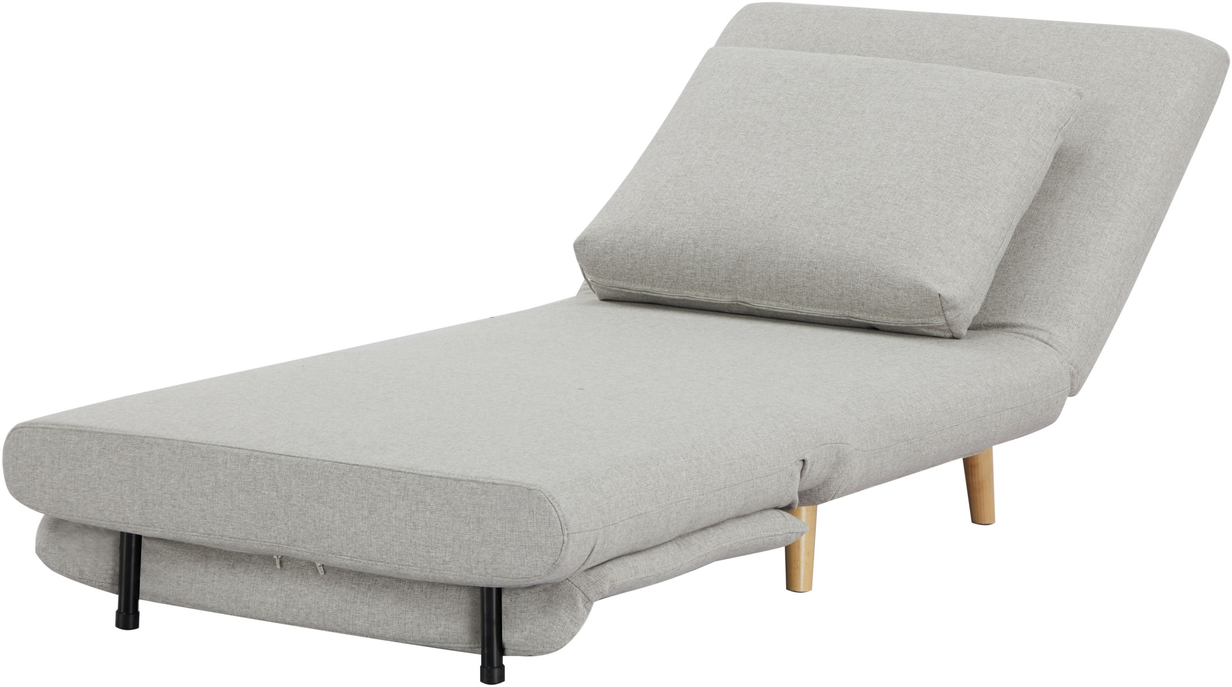 INOSIGN Loungesessel »AINSLEY mit Relax- und Schlaffunktion«, wandelbar zum Gästebett, Schlafsofa im pflegeleichten Webstoff