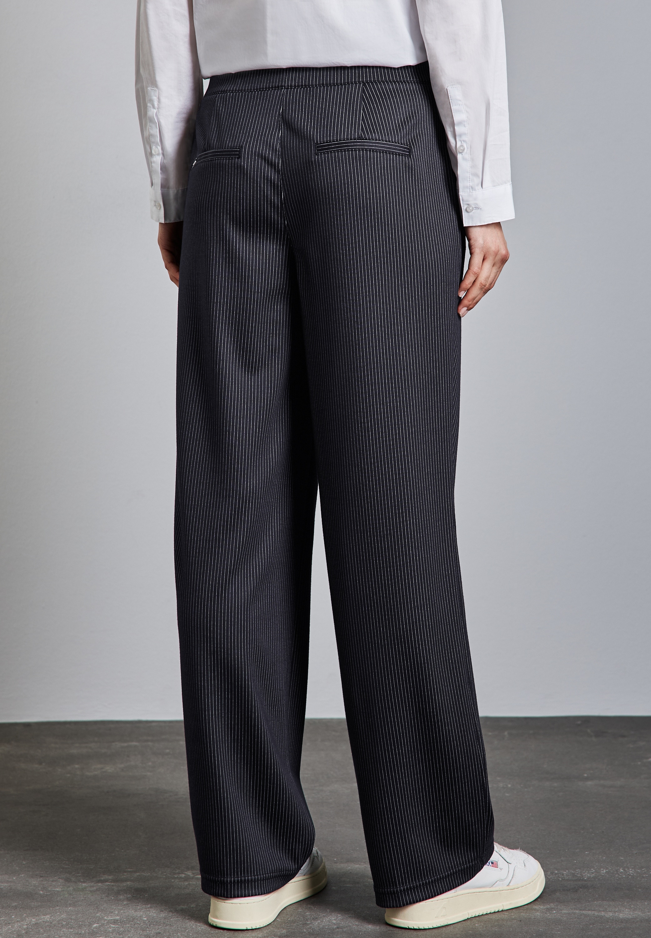 STREET ONE Stoffhose, Sommerhose mit Streifenmuster