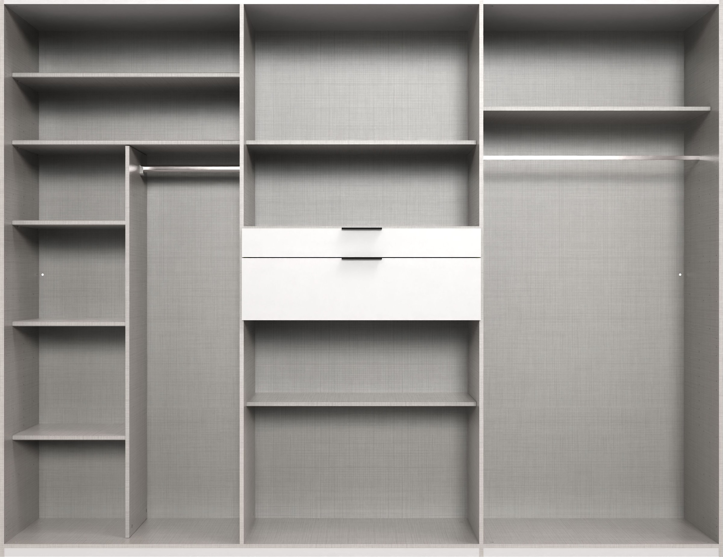 Wimex Drehtürenschrank »Moldau Kleiderschrank mit Spiegel Schlafzimmerschrank Bestseller«, Wähle deine Innenausstattung fertig konfiguriert im Schrank