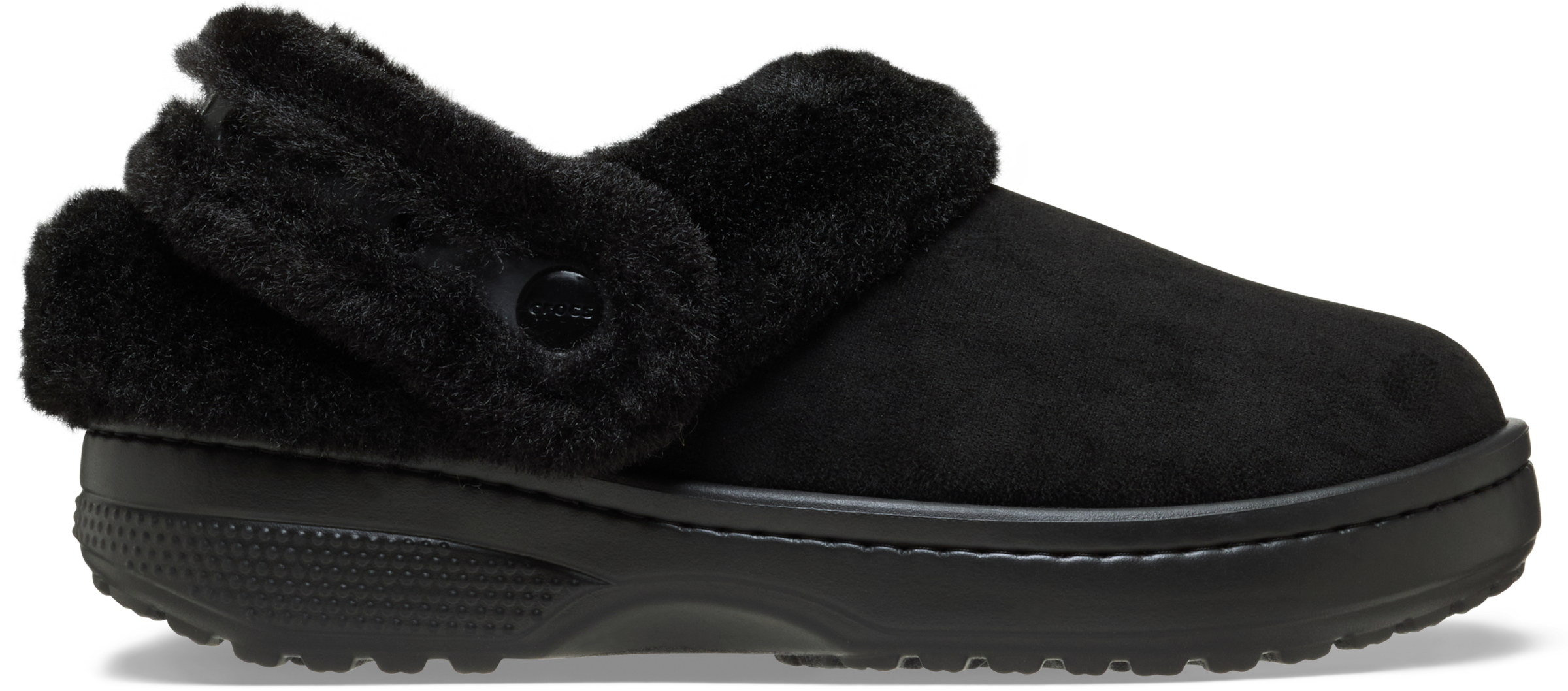 Crocs Hausschuh »Unfurgettable Vegan Suede Clog«  Schlupfschuh, Homeslipper mit Warmfutter
