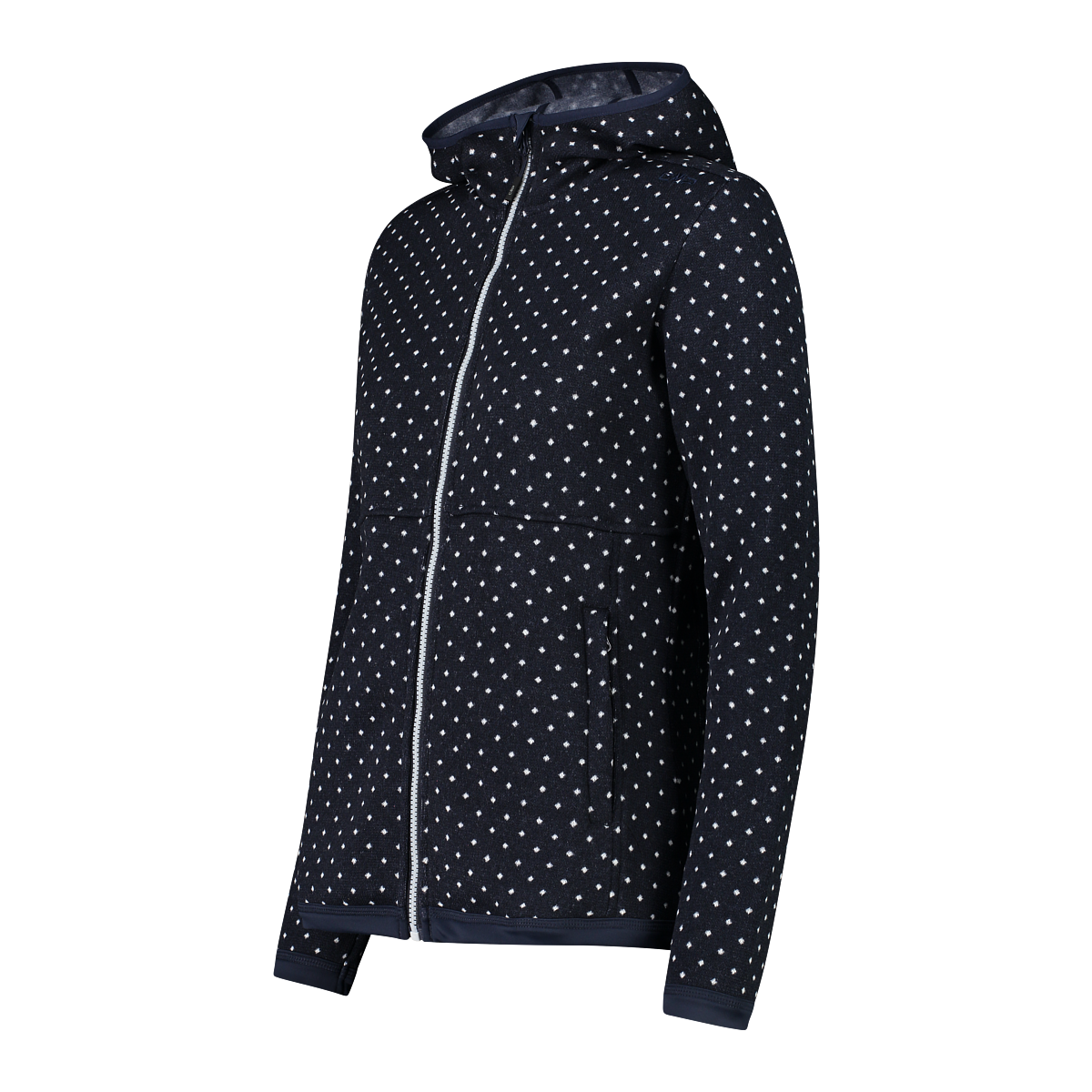 CMP Strickfleecejacke »WOMAN JACKET FIX HOOD«, mit Kapuze, wärmend