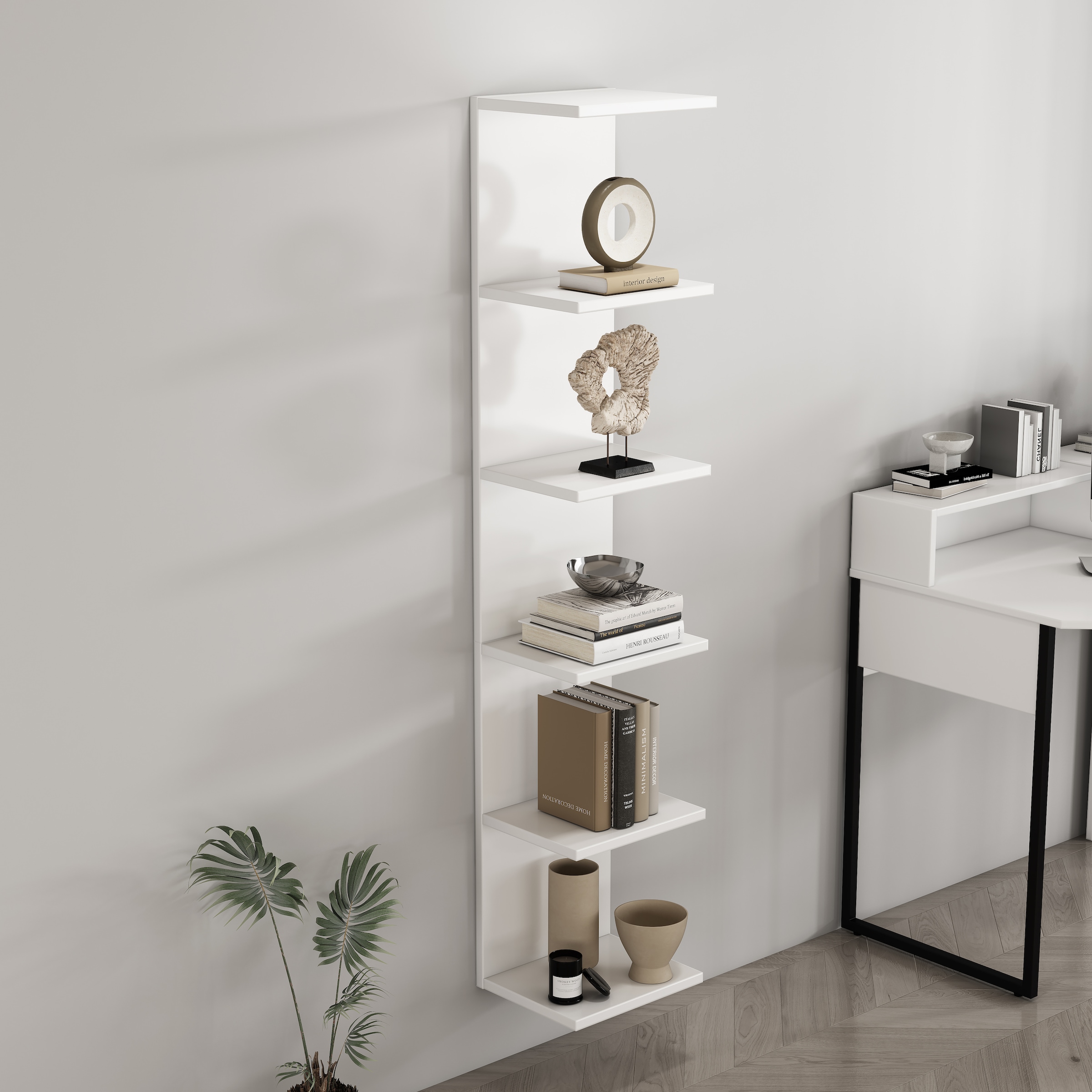 OTTO home Wandregal »Moid« dekorativer Stauraum, Wandmontage