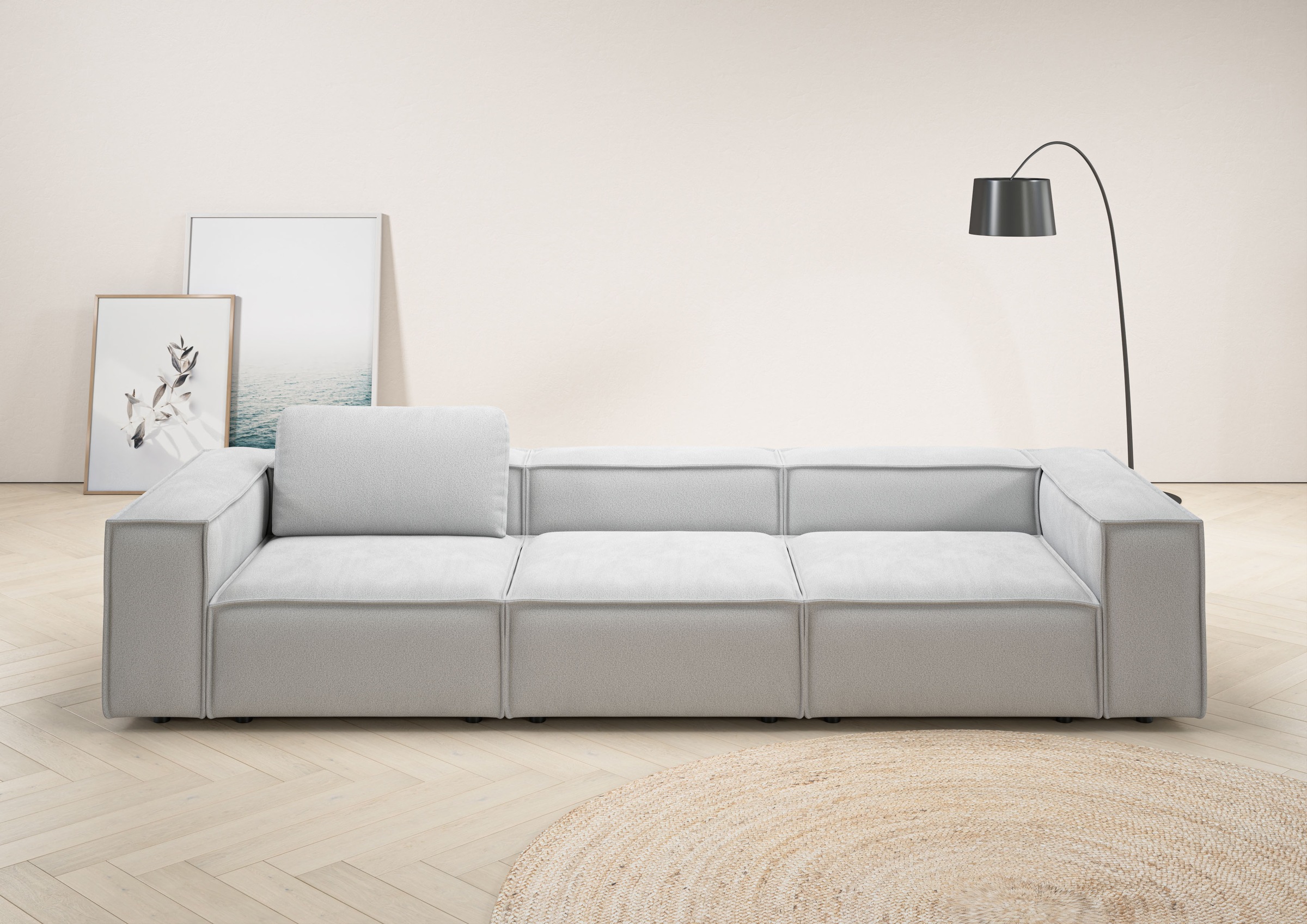 Home affaire 3,5-Sitzer »Watertown, modernes Big-Sofa XXL, 336 cm Breite, a günstig online kaufen
