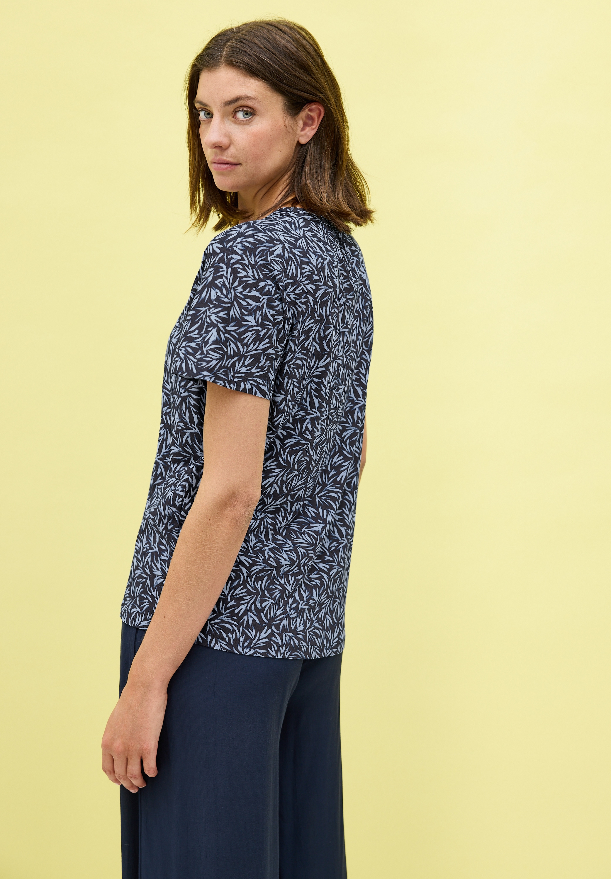 Cecil T-Shirt, mit Minimal Print und im Tunika Look