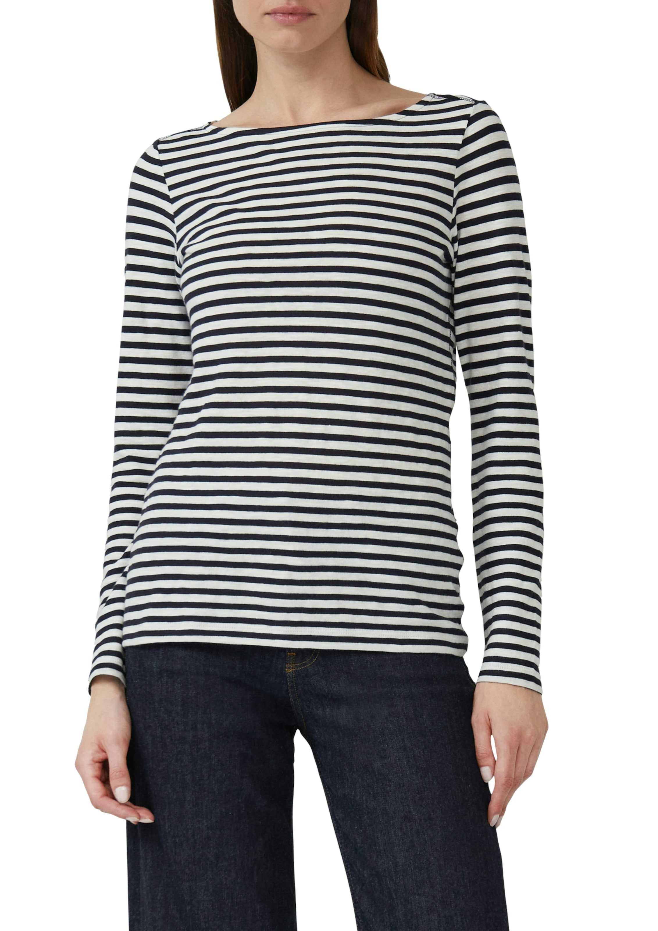 s.Oliver Langarmshirt mit Streifen Muster