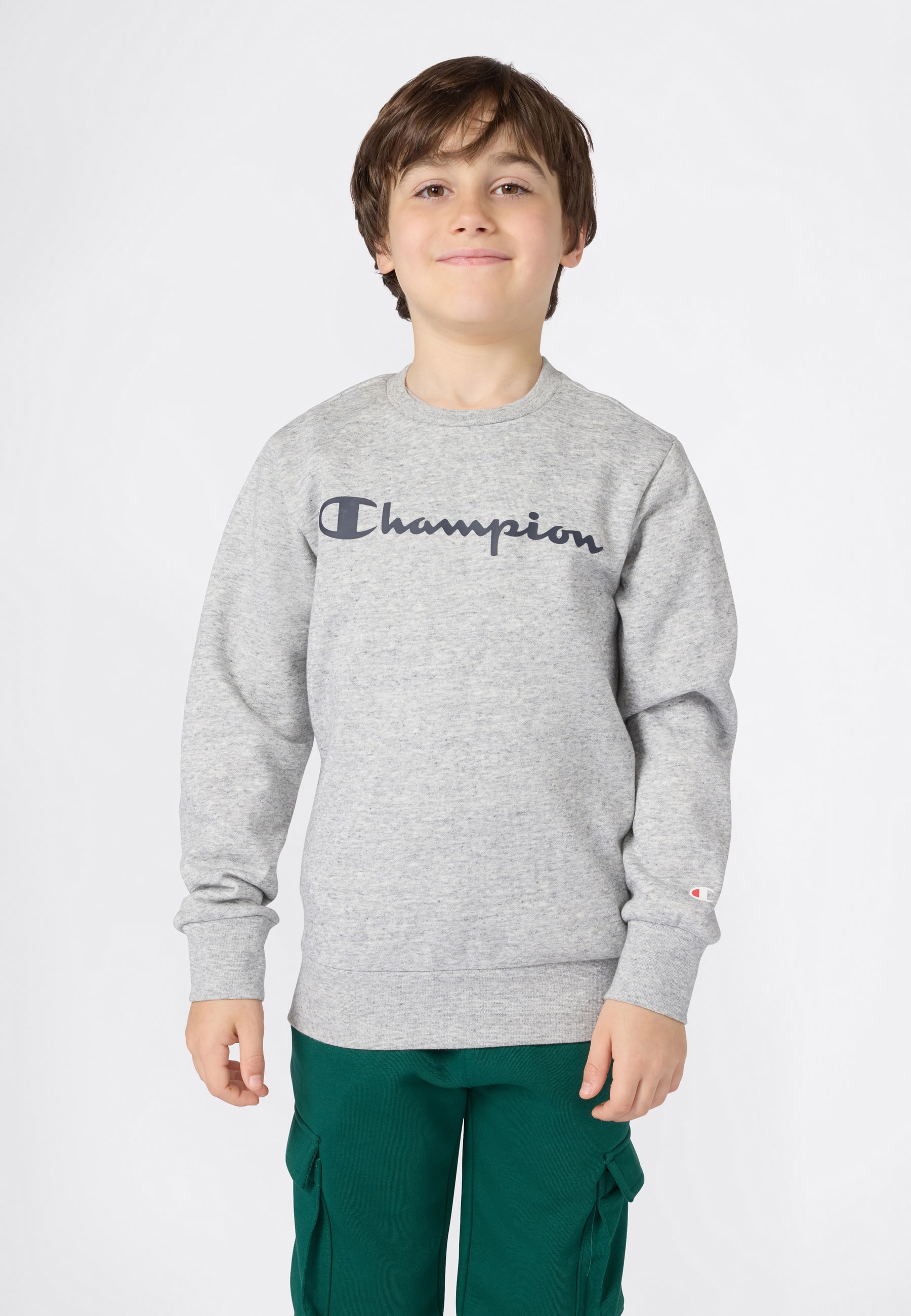 Champion Sweatshirt »SPORTWEAR CREWNECK Standard Fit«, für Kinder, sportlicher Stil, Rundhalsausschnitt, ohne Verschluss
