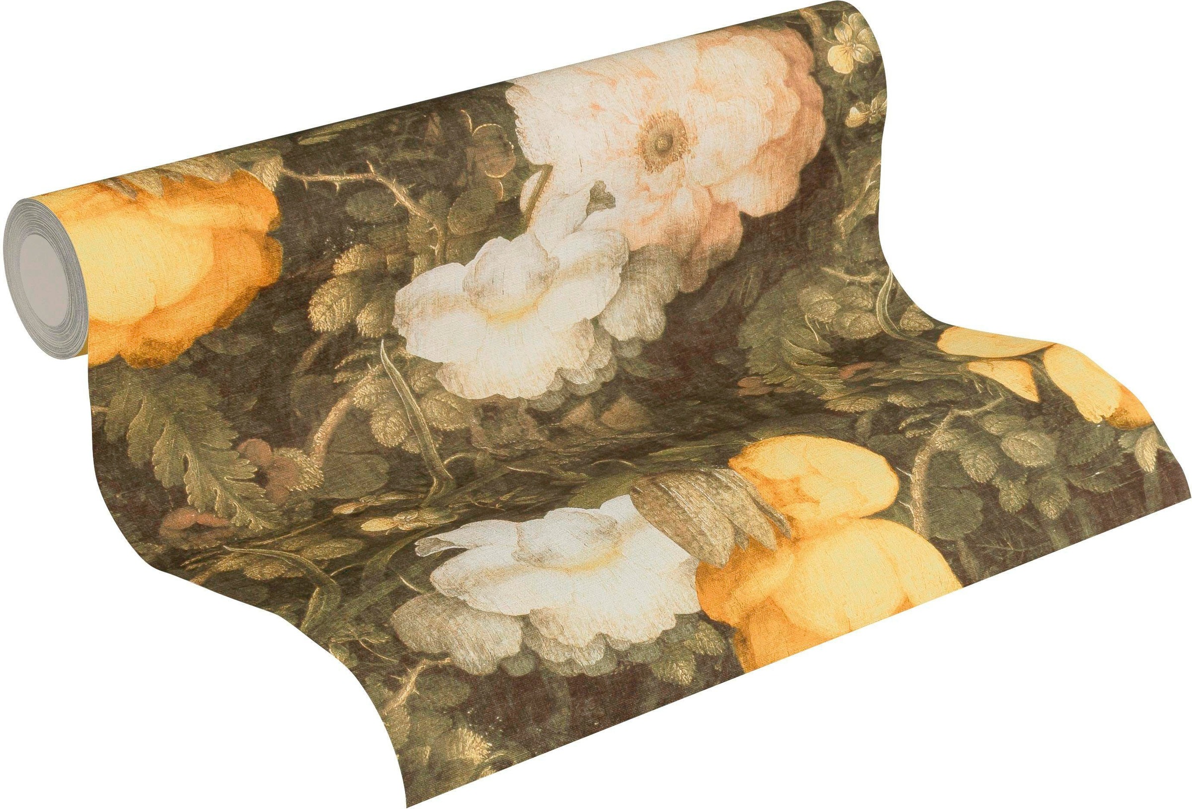 living walls Vliestapete »Metropolitan Stories Anke & Daan Amsterdam« floral | geblümt leicht strukturiert Floral Tapete Blumen Tapeten Wohnzimmer Schlafzimmer Küche Design Büro