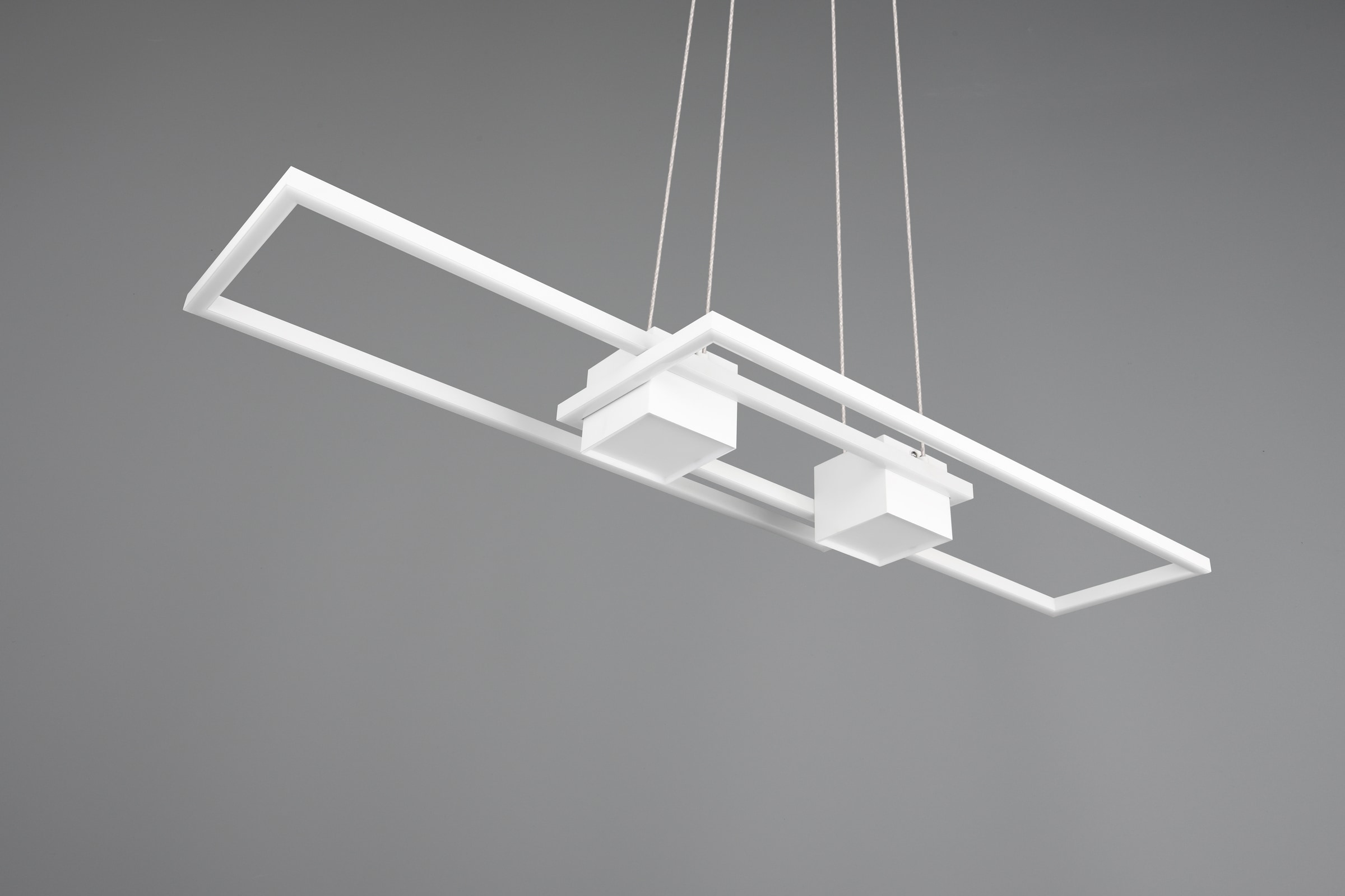 TRIO Leuchten LED Pendelleuchte »ALBANY, LED Hängelampe Wohnzimmer mit Fernbedienung, dimmbar, CCT«, 1 flammig, Leuchtmittel LED-Board | LED fest integriert, Lichtfarbe einstellbar, Memoryfunktion, Nachtlicht, up-and-down Licht