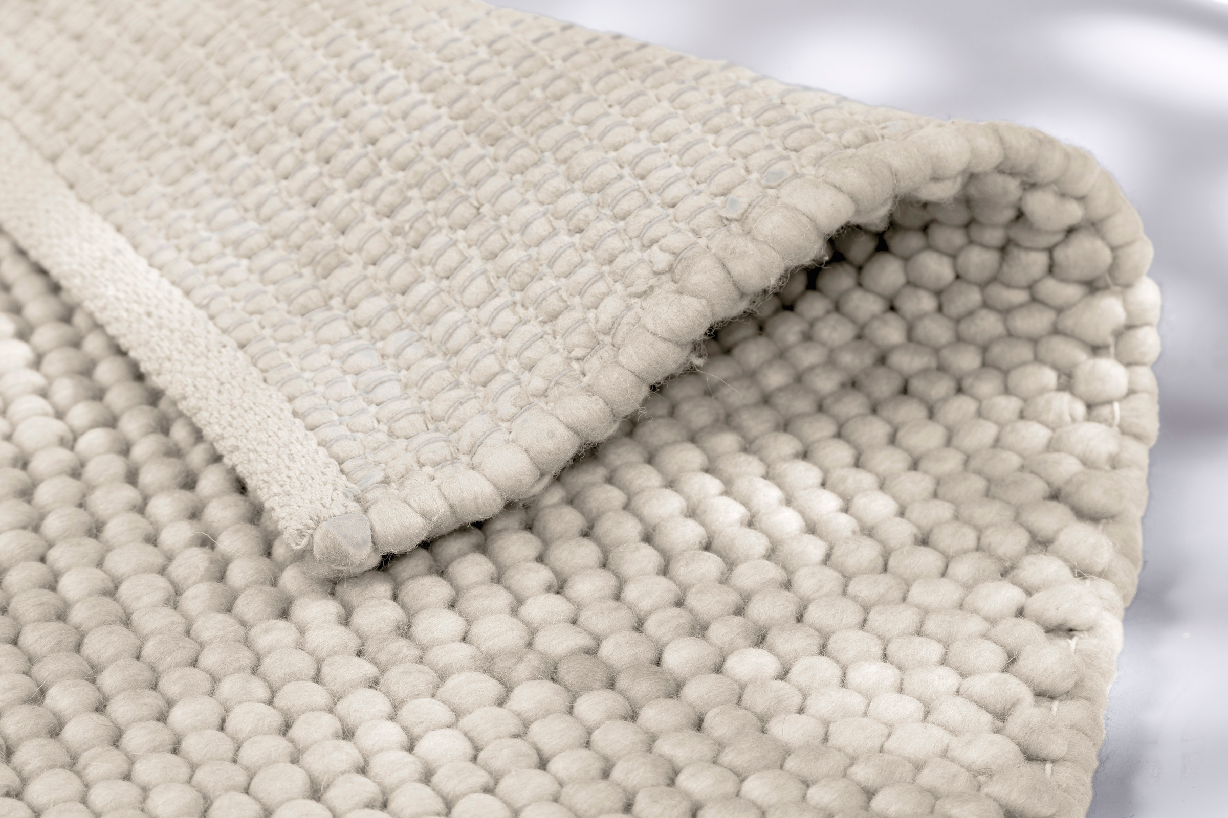 SCHÖNER WOHNEN-Kollektion Wollteppich »Poppy 6024«, rechteckig, 18 mm Höhe, hochwertiger Handweb, Wolle, Wohnzimmer, Schöner Wohnen Kollektion