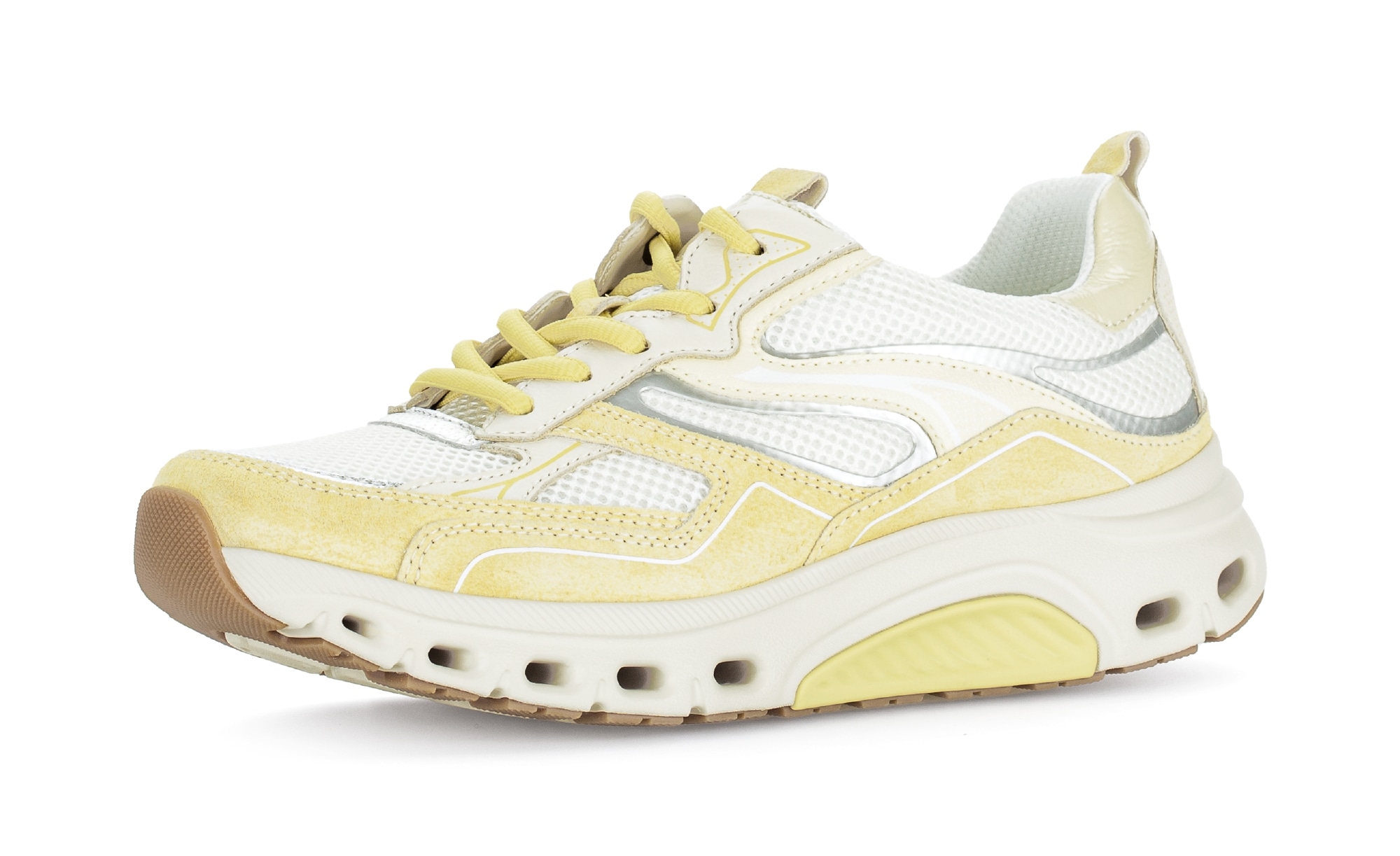 Gabor Rollingsoft Keilsneaker  , Freizeitschuh, Halbschuh, Schnürschuh mit weichem Schaftrand