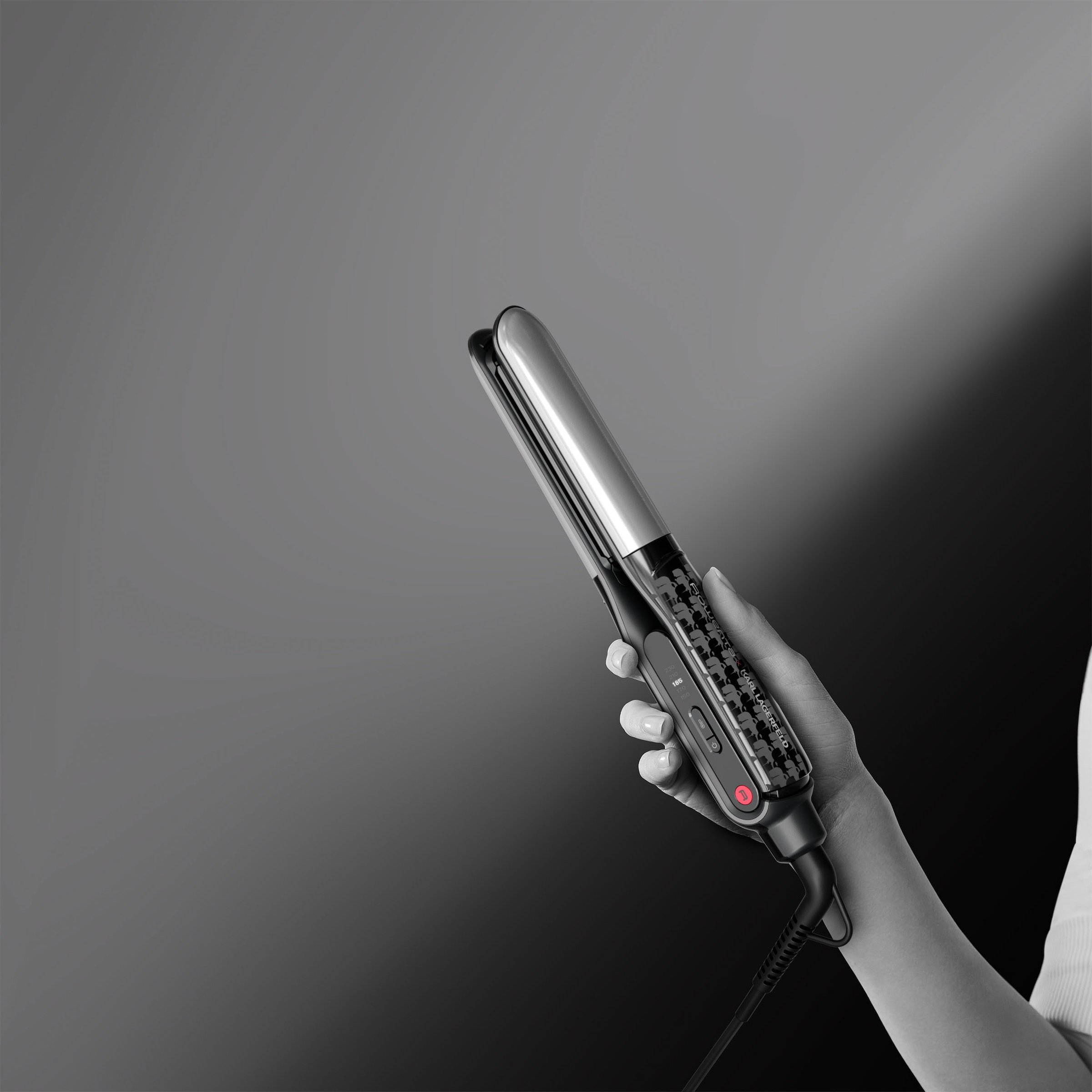 Rowenta Glätt- und Lockenstab »Karl Lagerfeld Thermostyle« Titanium-Beschichtung, Straight & Curl, Temperatur von 150°C bis 230°C