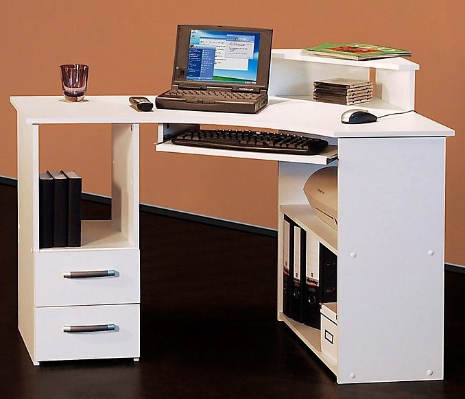VOGL Möbelfabrik Schreibtisch »Sam«, in 2 Größen, mit Tastaturauszug & Moni günstig online kaufen