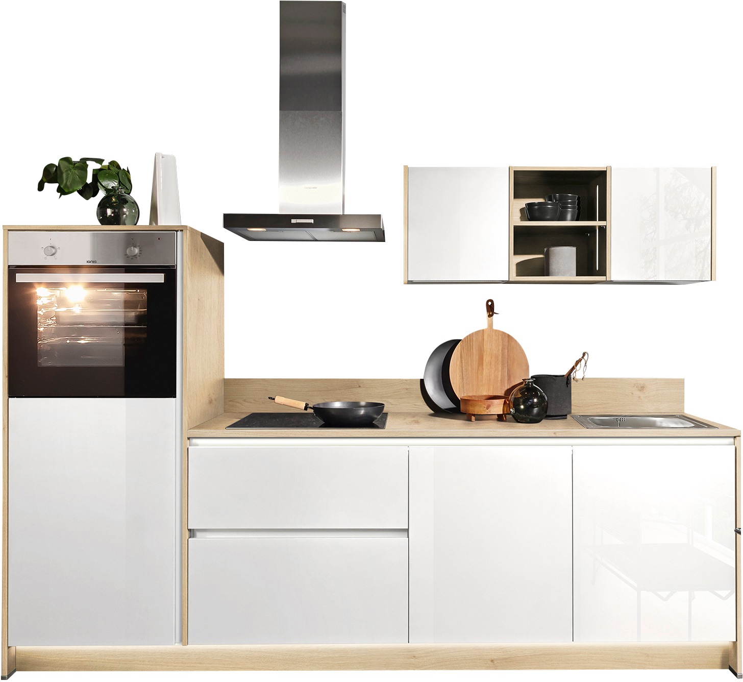 KOCHSTATION Küche »KS-Sakura, vormontiert, mit Vollauszügen und höhenverste günstig online kaufen