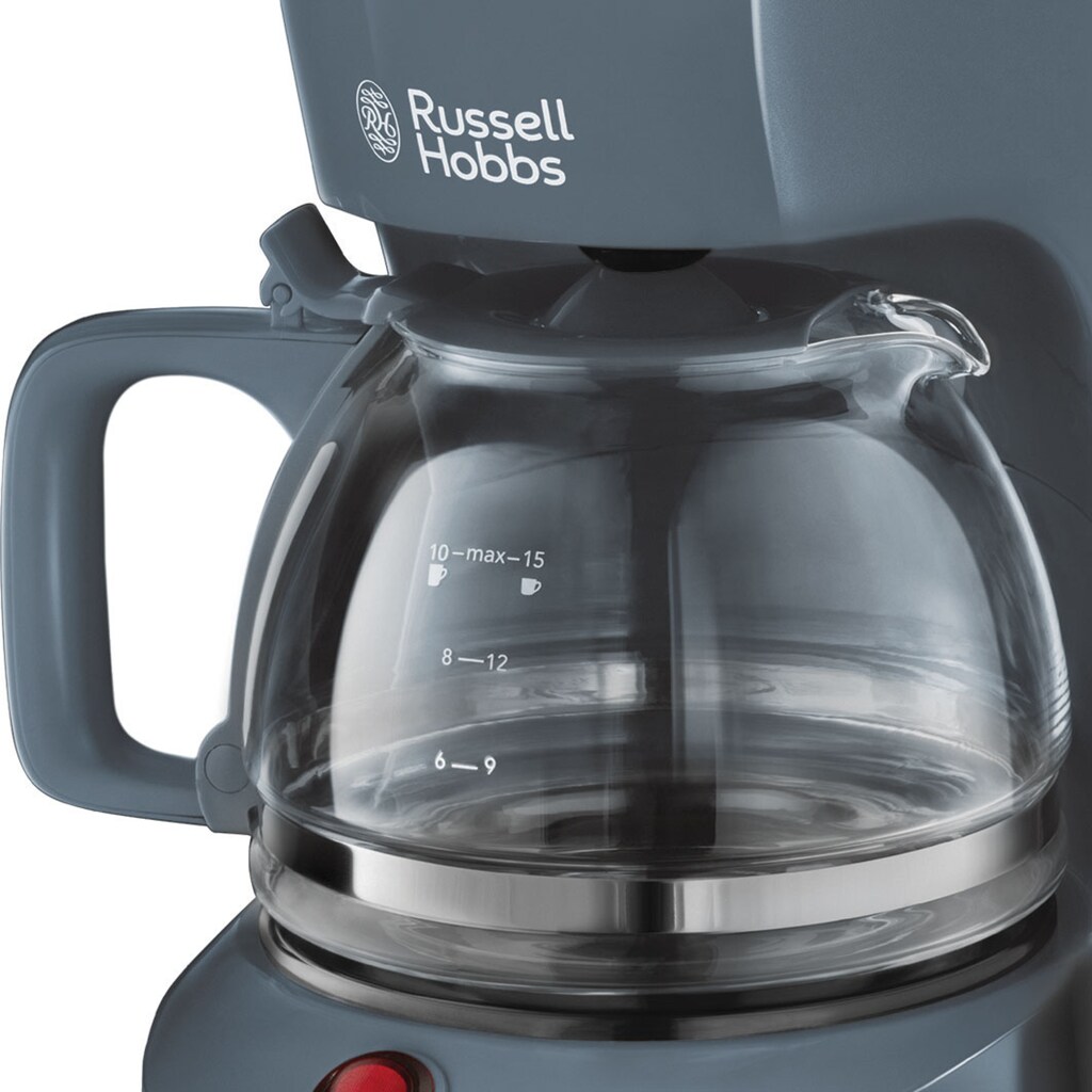 RUSSELL HOBBS Filterkaffeemaschine »Textures Grey 22613-56«, 1,25 l Kaffeekanne, 1x4, 975 W