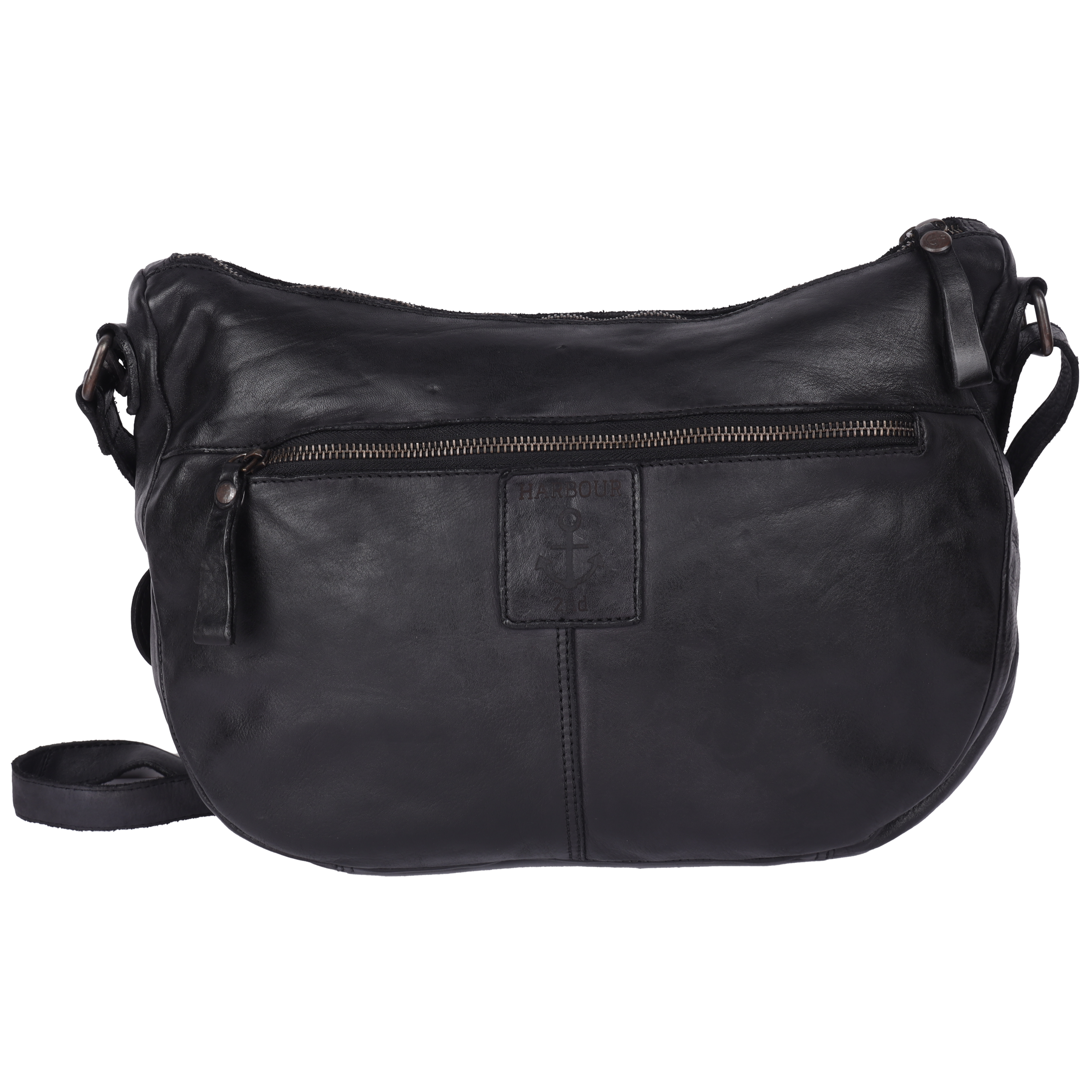 HARBOUR 2nd Handtasche »Emerson« Damen Umhängetasche, Schultertasche mit Nieten und Anker-Anhäner