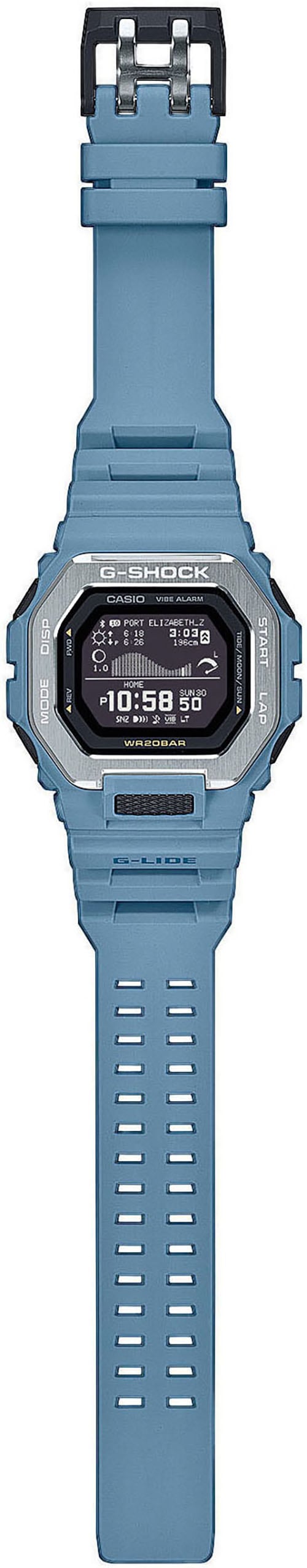 CASIO G-SHOCK Smartwatch, Armbanduhr, Herrenuhr, Bluetooth, Stoppfunktion, Mondphase)
