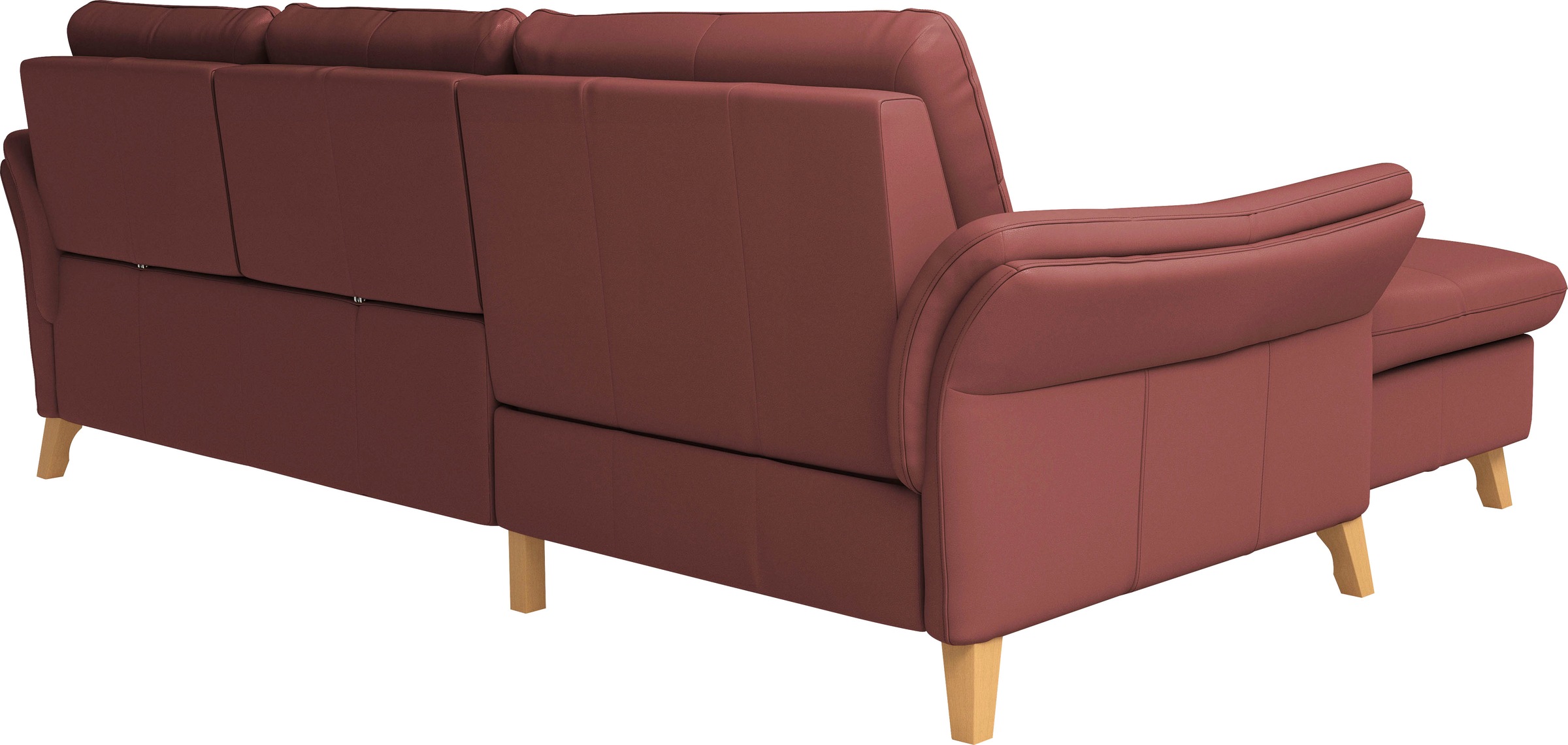 sit&more Ecksofa »Göteborg«, Sitztiefenverstellung und Federkern, wahlweise mit Bettfunktion