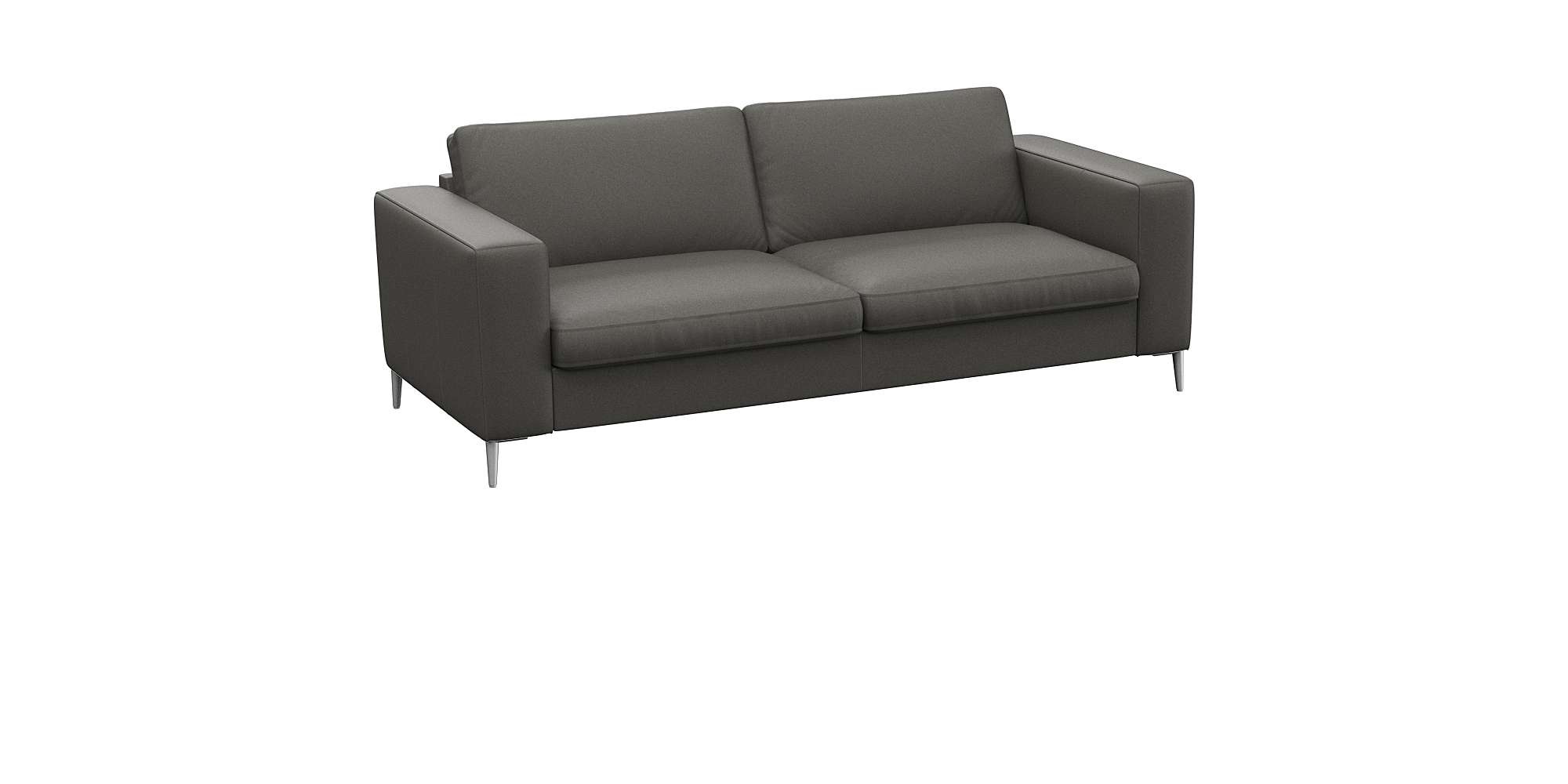 FLEXLUX 2,5-Sitzer »Fiore, super Sitzkomfort durch Kaltschaum im Sitz,«, breite Armlehnen, Füße Alu