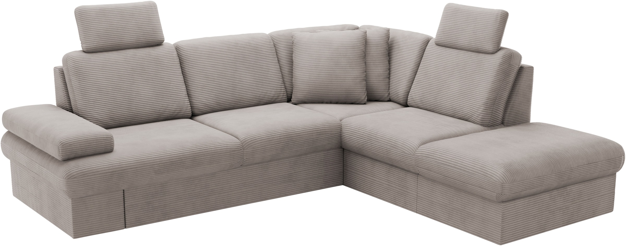 sit&more Ecksofa »Moreno L-Form, B: 238 cm«, mit Armteilverstellung, optional Bettfunktion