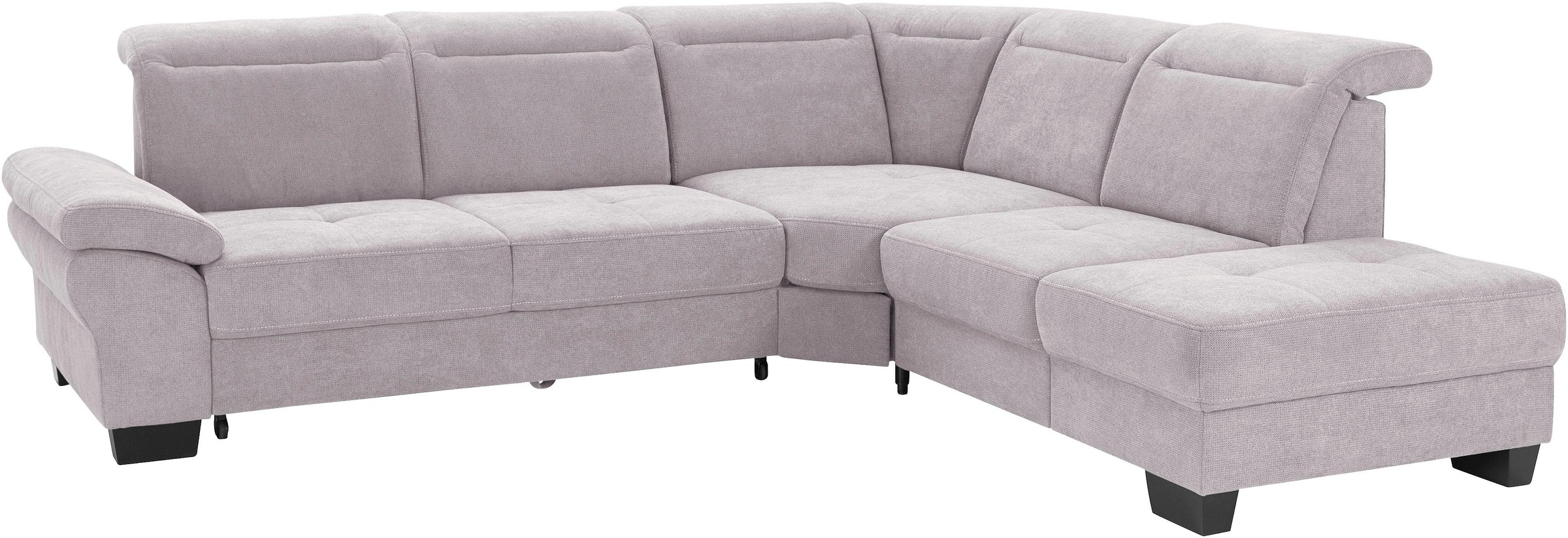 Home affaire Ecksofa »Cornwall L-Form« incl. Sitztiefenverstellung, mit Bet günstig online kaufen