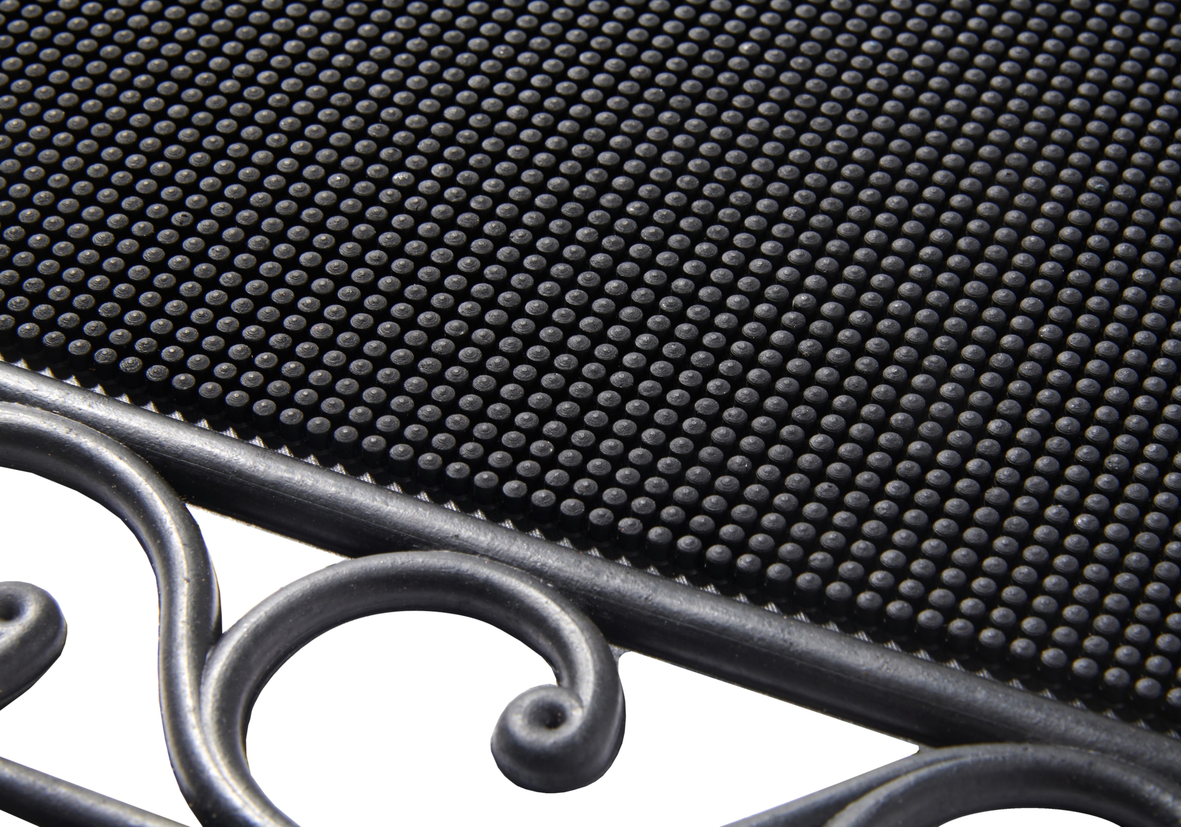 HANSE Home Fußmatte »Mix Mats Gusseisen-Optik Gummi Center, Türmatte«, rechteckig, 8 mm Höhe, Strapazierfähig, pflegeleicht, robust, wetterfest, UV-beständig
