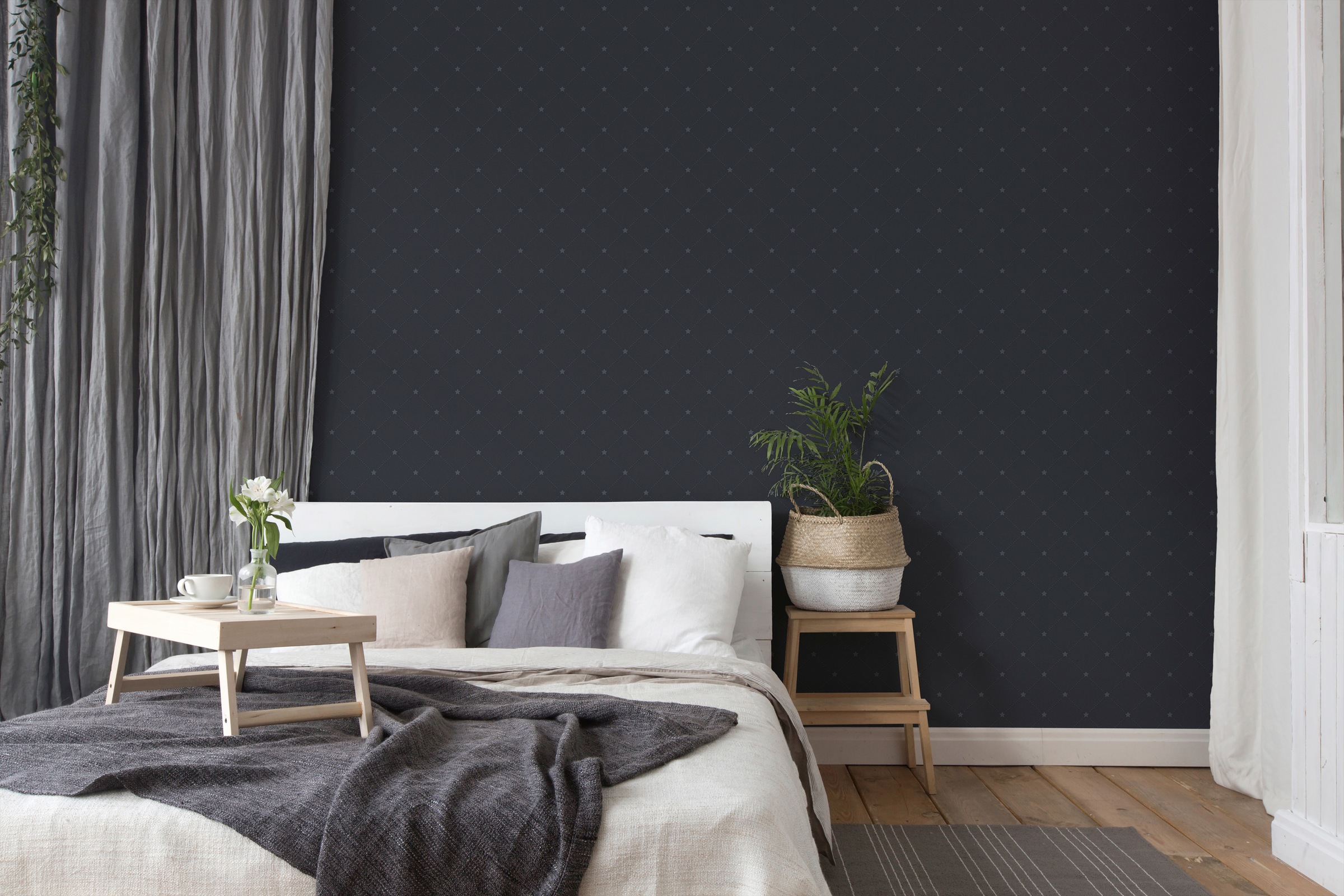 METROPOLIS BY MICHALSKY LIVING Vliestapete »Change is good, Stylish Stars«, Strukturmuster-gemustert-Motiv, Designertapete Tapete Sterne Tapeten Wohnzimmer Schlafzimmer Küche