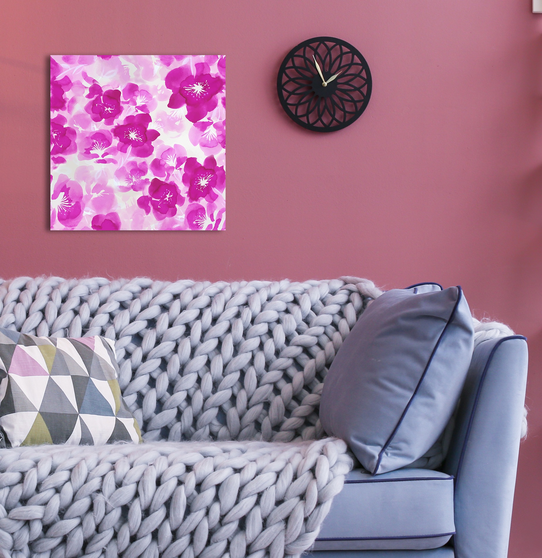 queence Leinwandbild »Irina«, Blumen-Blumenbilder-Kunst-Spa-Flower, (1 St.) günstig online kaufen