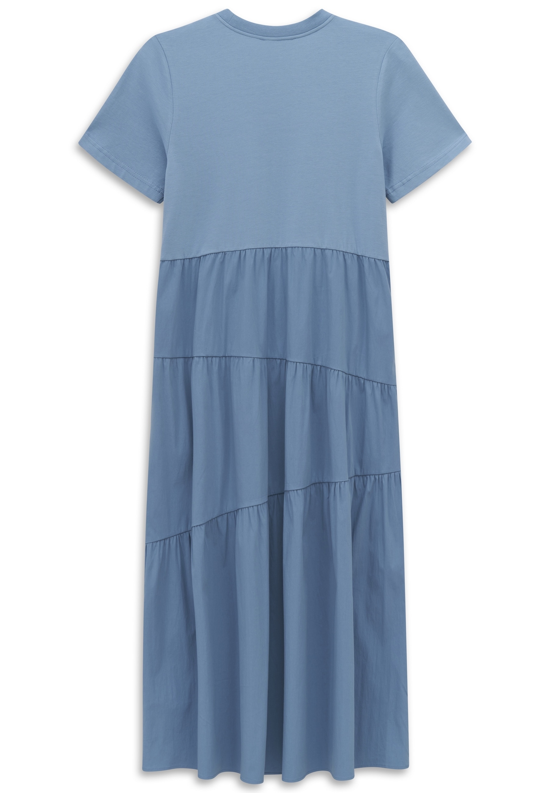 bugatti Sommerkleid »Materialmix« mit asymmetrischen Raffungen