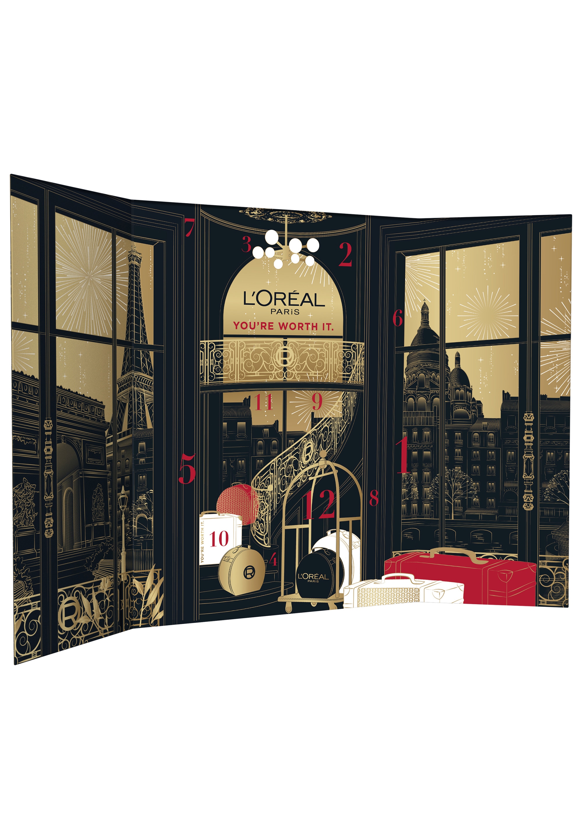 L'ORÉAL PARIS Kosmetik-Adventskalender »L'Oréal Paris 12 Tage Mini-Adventskalender 2025« ab 13 Jahren