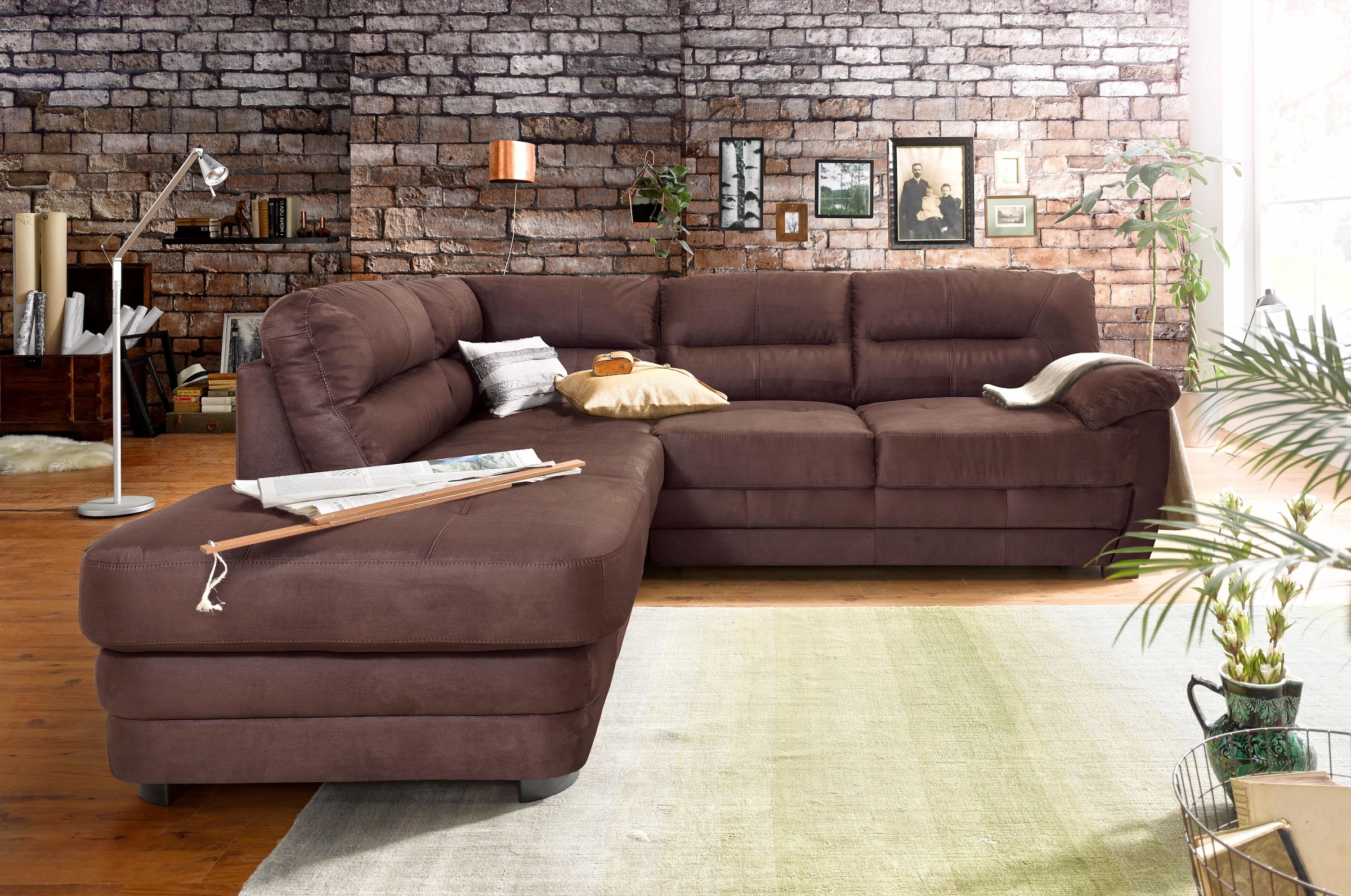 COTTA Polstergarnitur »Royale L-Form«, (Set), Set bestehend aus: Ecksofa & günstig online kaufen