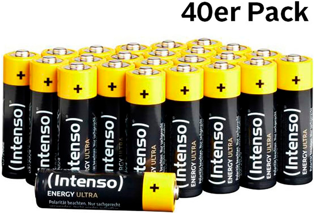 Intenso Batterie, LR6, 1,5 V, (Packung, 40 St.)