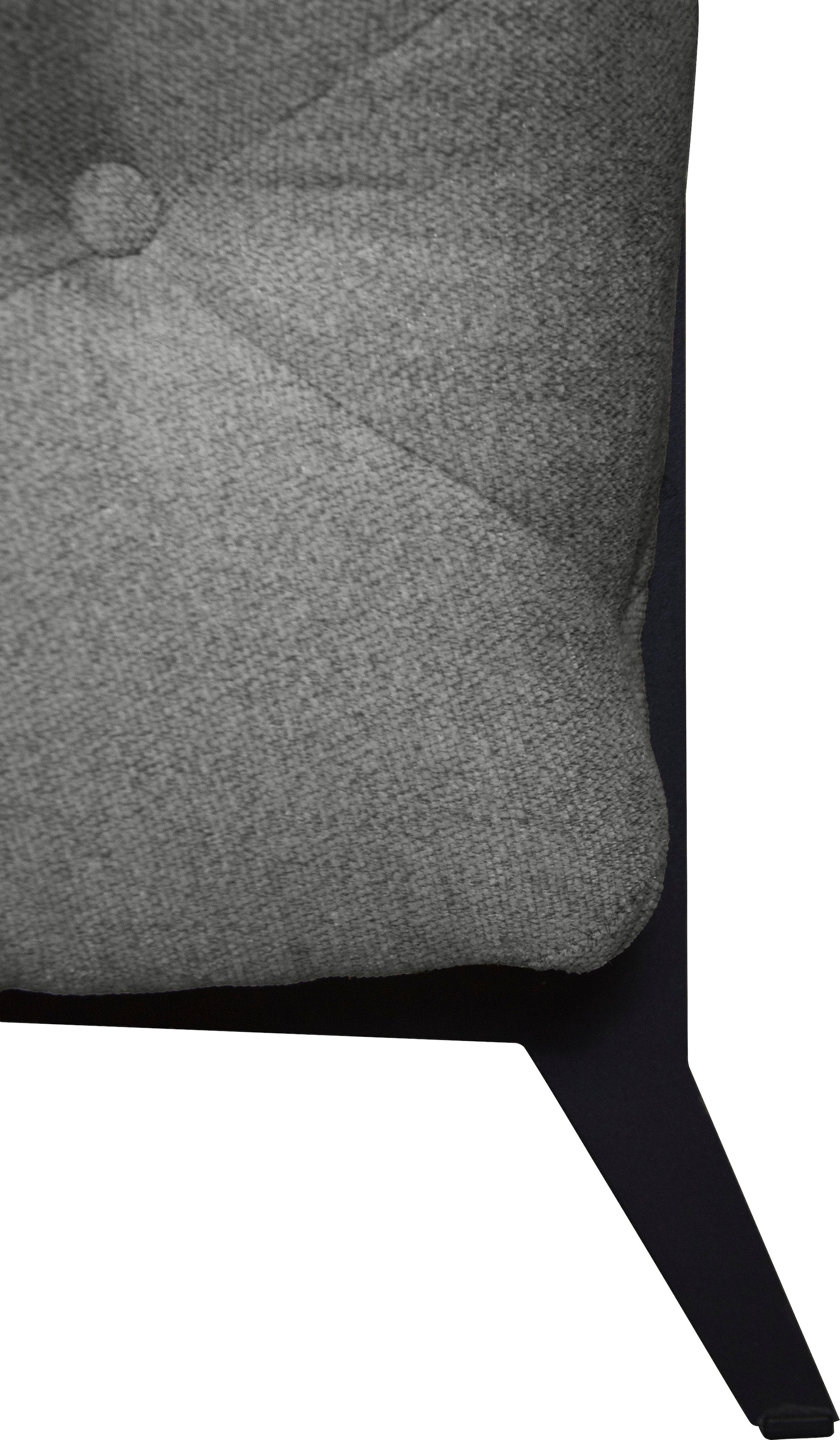 Leonique Chesterfield-Sofa »Amaury L-Form«, moderne Chersterfield-Optik, Breite 262 cm, Fußfarbe wählbar