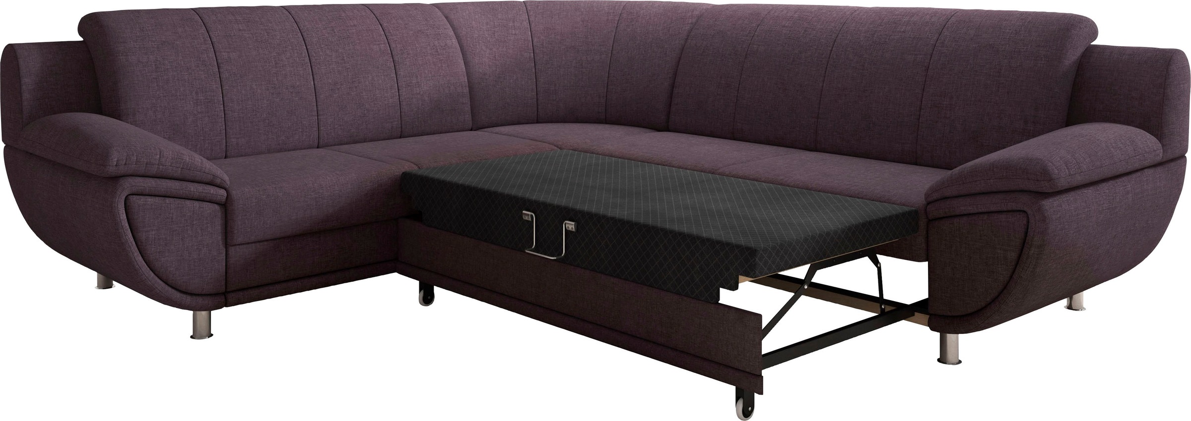 TRENDMANUFAKTUR Ecksofa »Rondo II, zeitlos & elegant, bequeme Armlehnen, L- günstig online kaufen