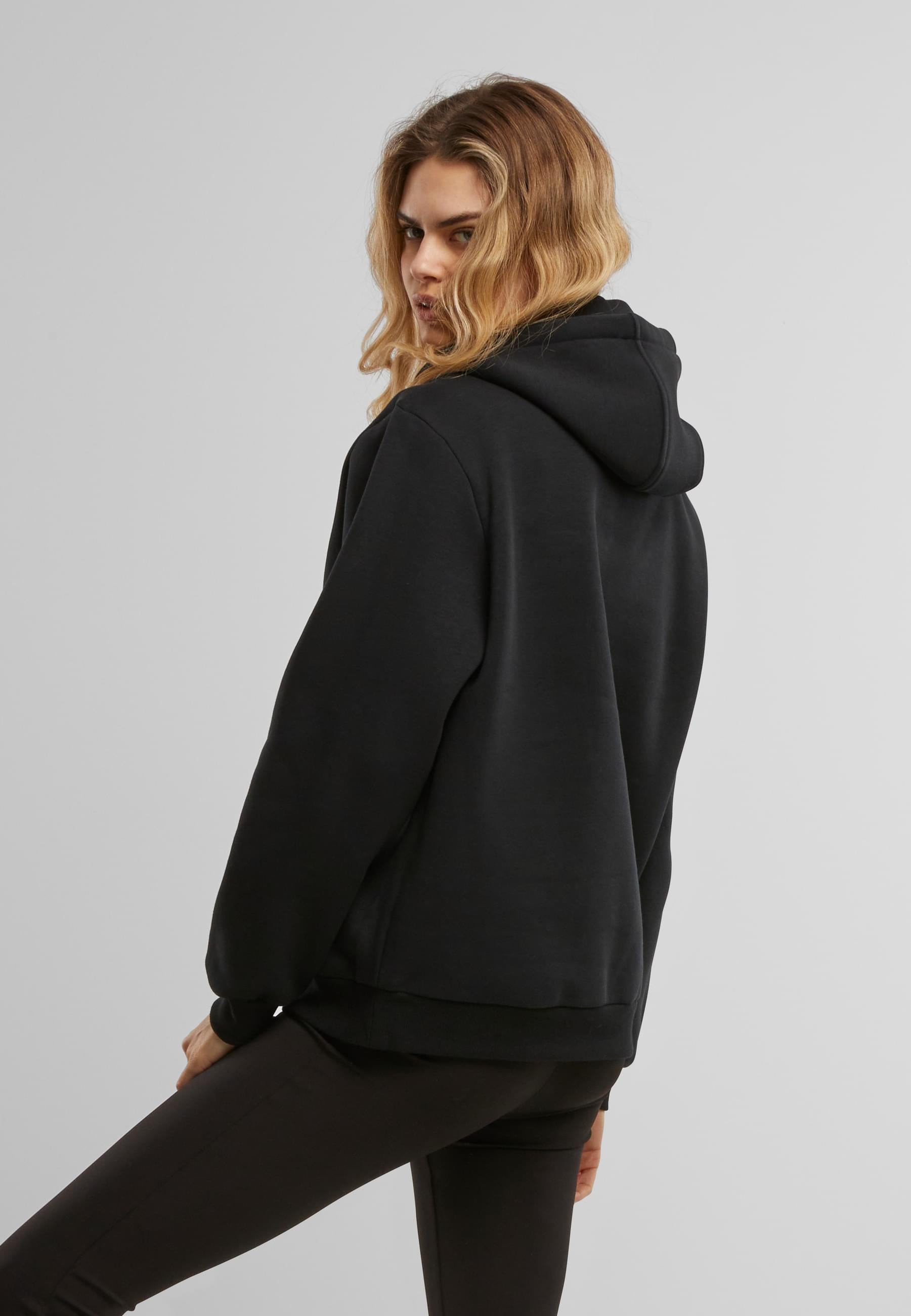 Miss Tee Kapuzenpullover »Miss Tee Love Yourself First EMB Fluffy Hoody«, 1 Stk.
