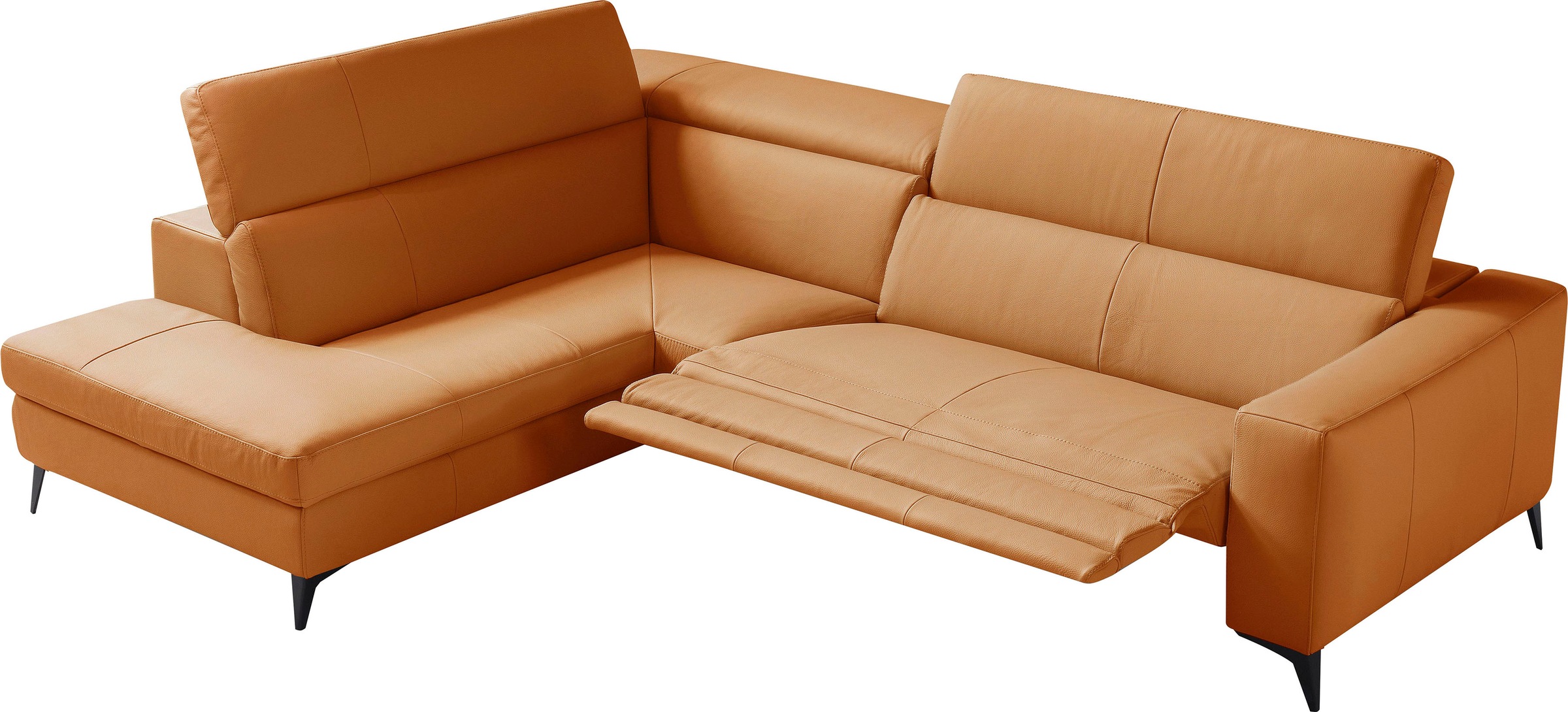 Egoitaliano Ecksofa »Edith, Designsofa mit hohem Sitzkomfort, L-Form«, inkl günstig online kaufen