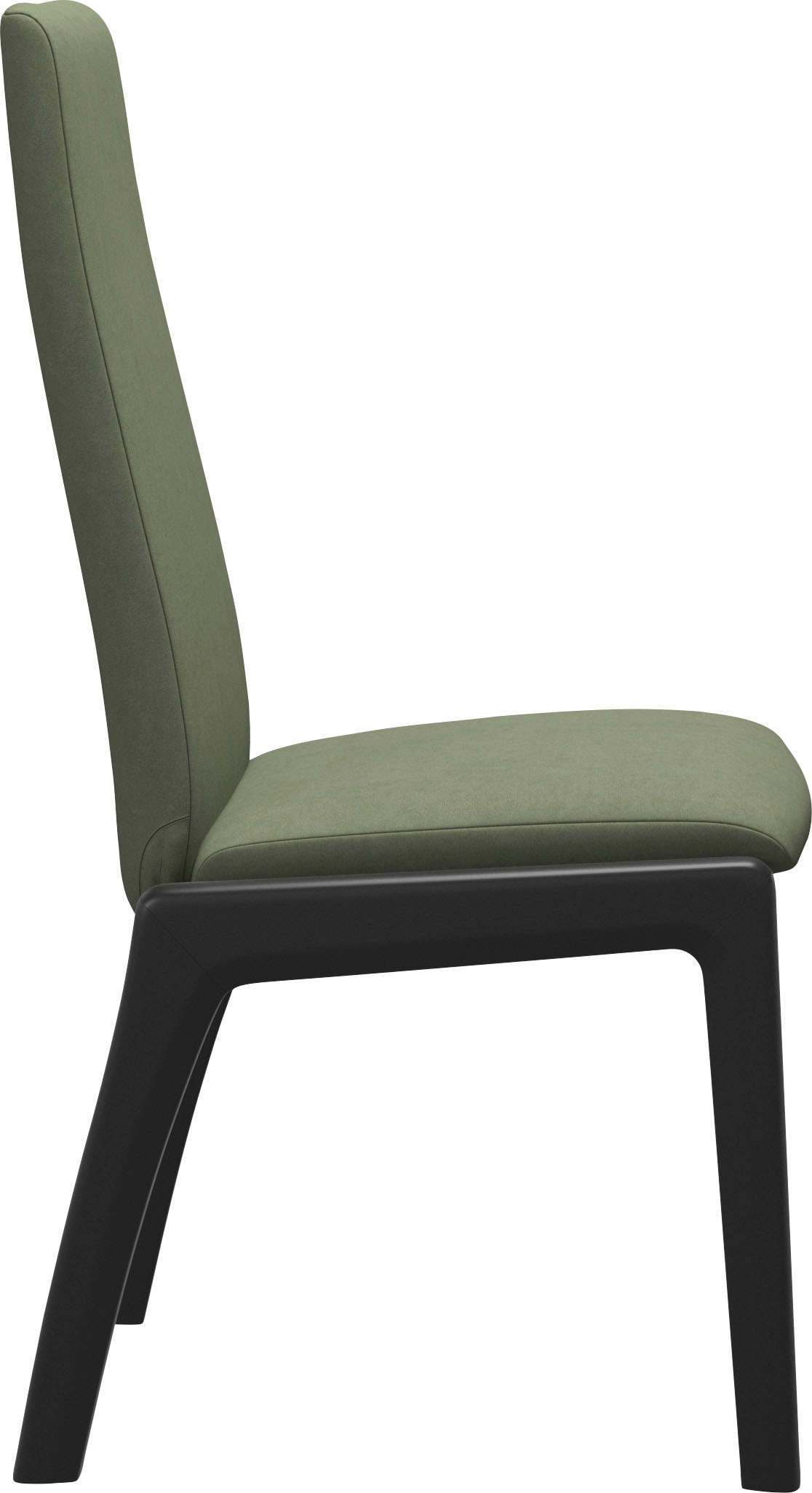 Stressless® Polsterstuhl »Laurel«, Microfaser DINAMICA, High Back, Größe M, mit abgerundeten Beinen in Schwarz