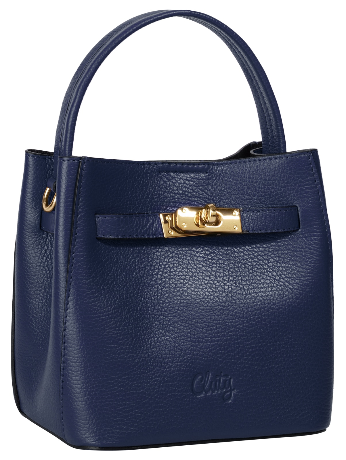 Cluty Umhängetasche echt Leder, Made in Italy