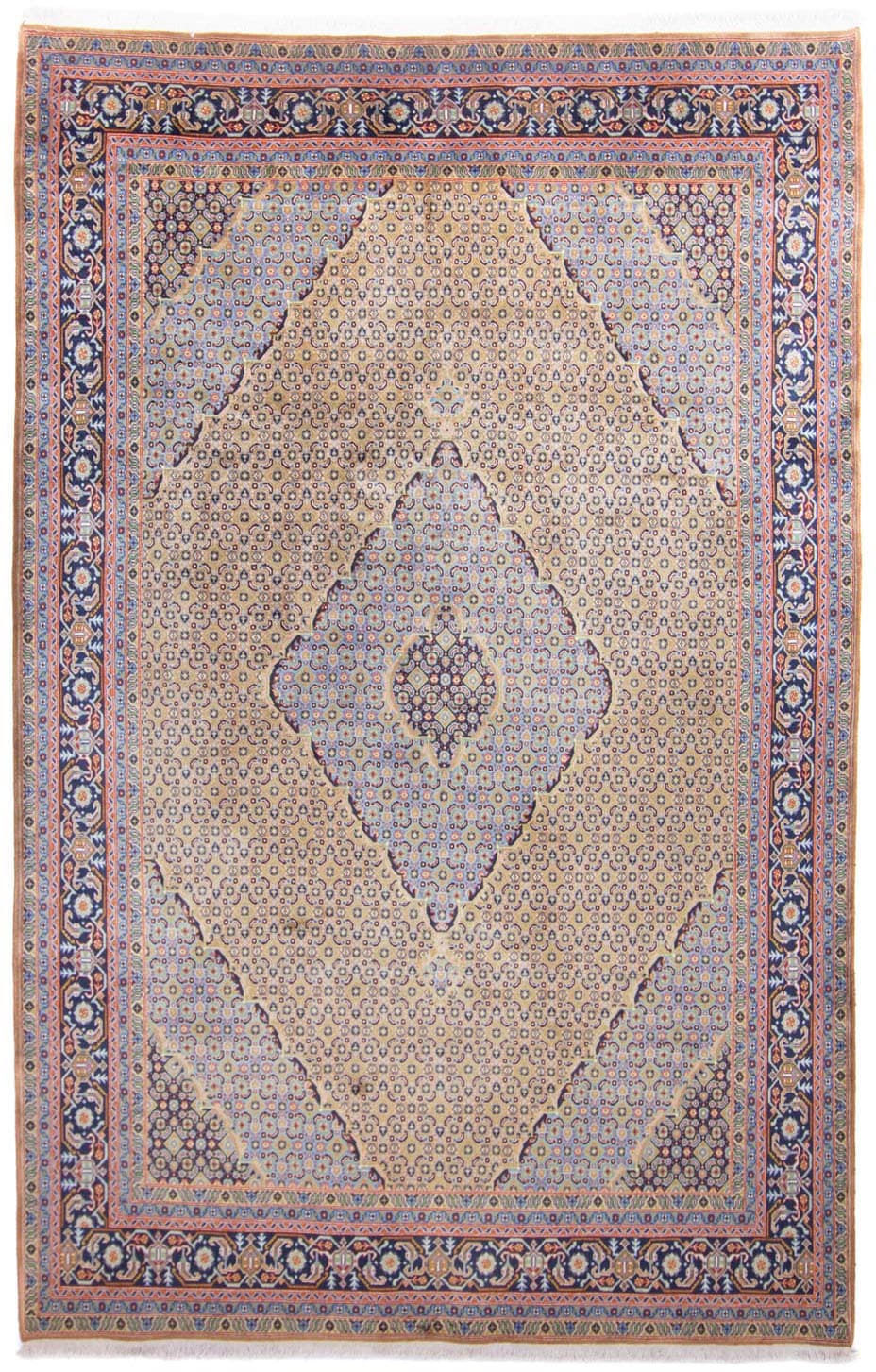 morgenland Wollteppich »Ardebil Medaillon Marrone chiaro 322 x 200 cm«, rec günstig online kaufen