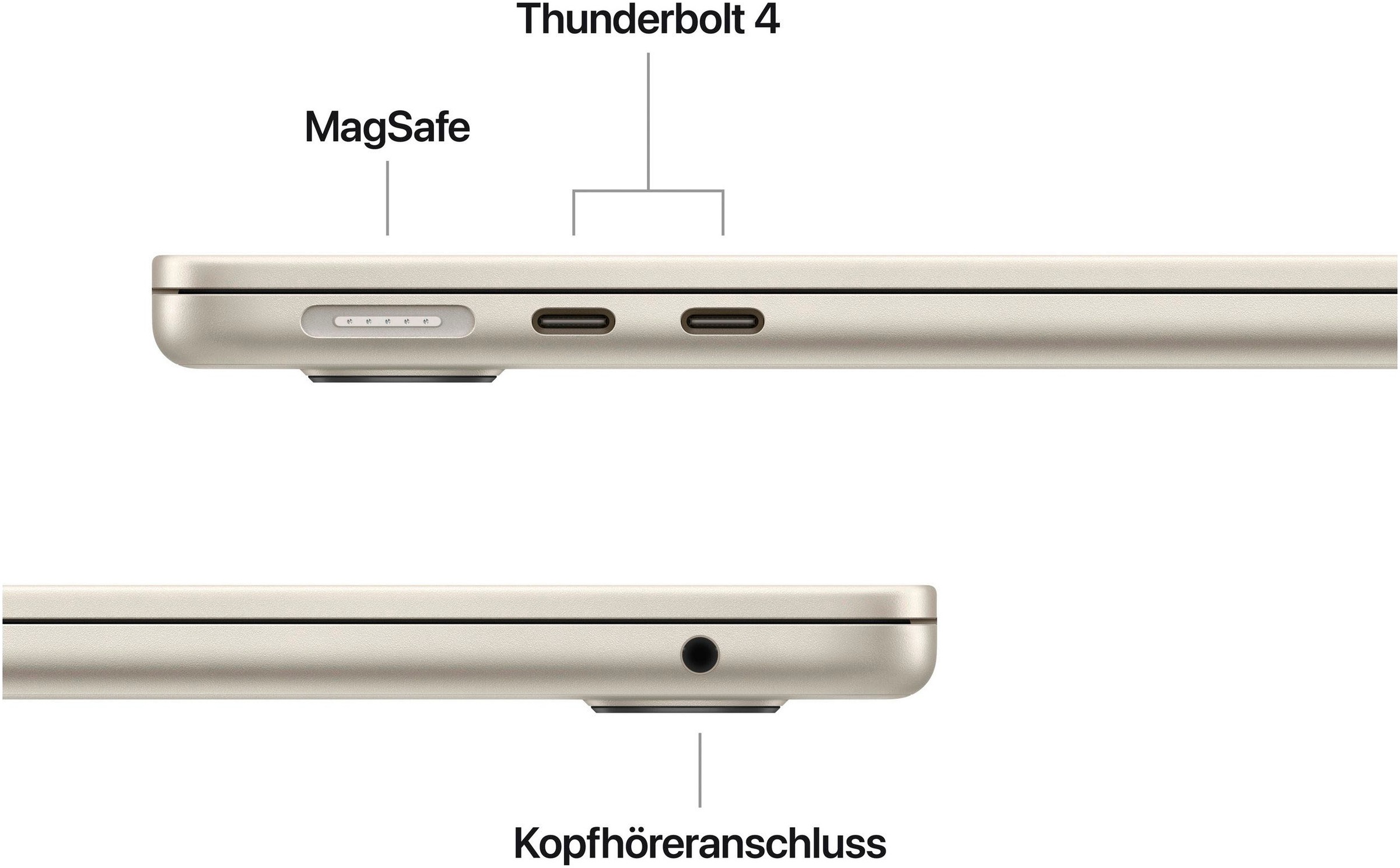 Apple Notebook »MacBook Air 13" CTO«, 34,46 cm, / 13,6 Zoll, Apple, M4, 10-Core GPU, 1000 GB SSD