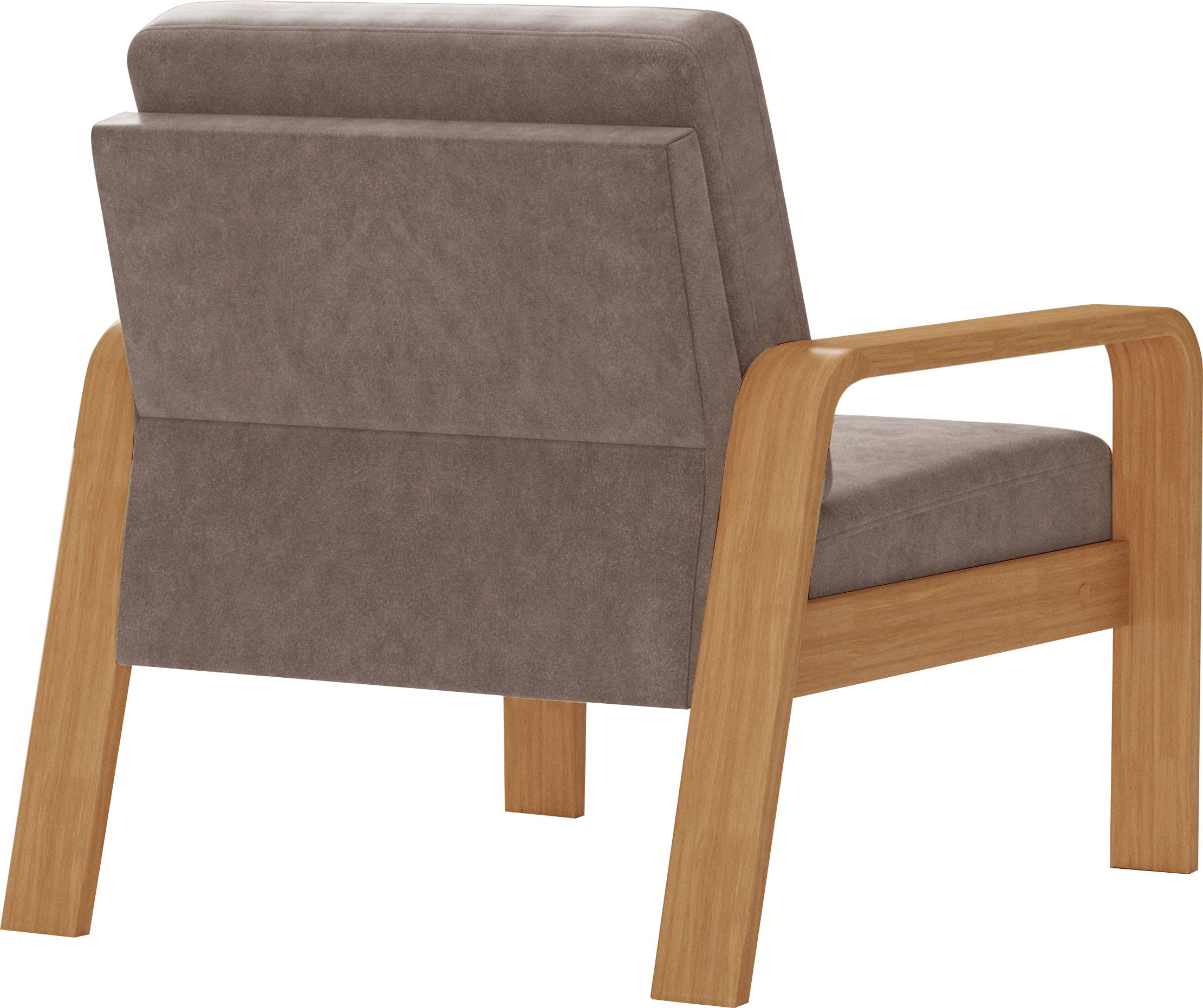 sit&more Sessel »Kolding« Armlehnen aus eichefarbigem Buchenholz, verschiedene Bezüge und Farben